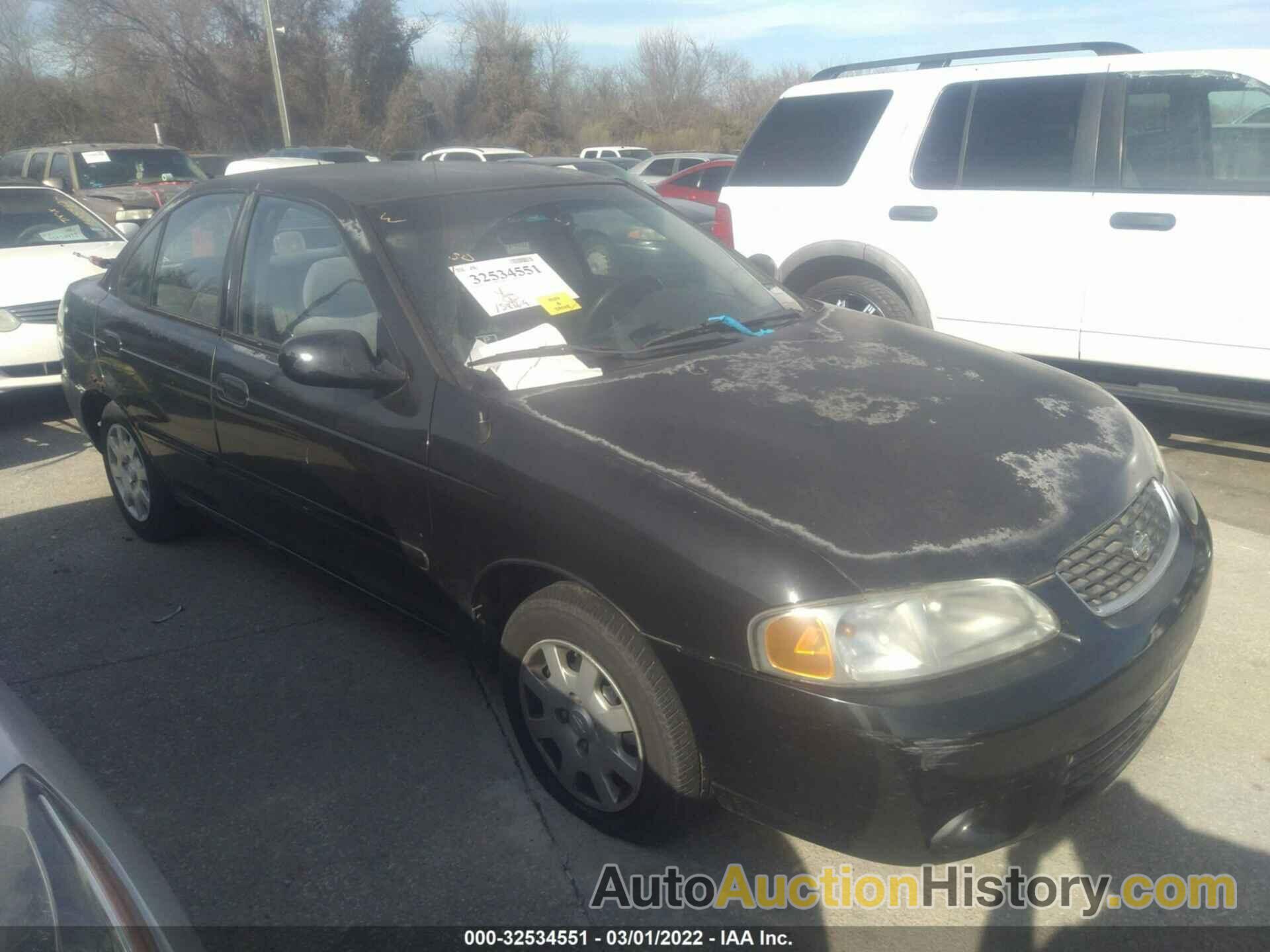 NISSAN SENTRA GXE, 3N1CB51D31L449959