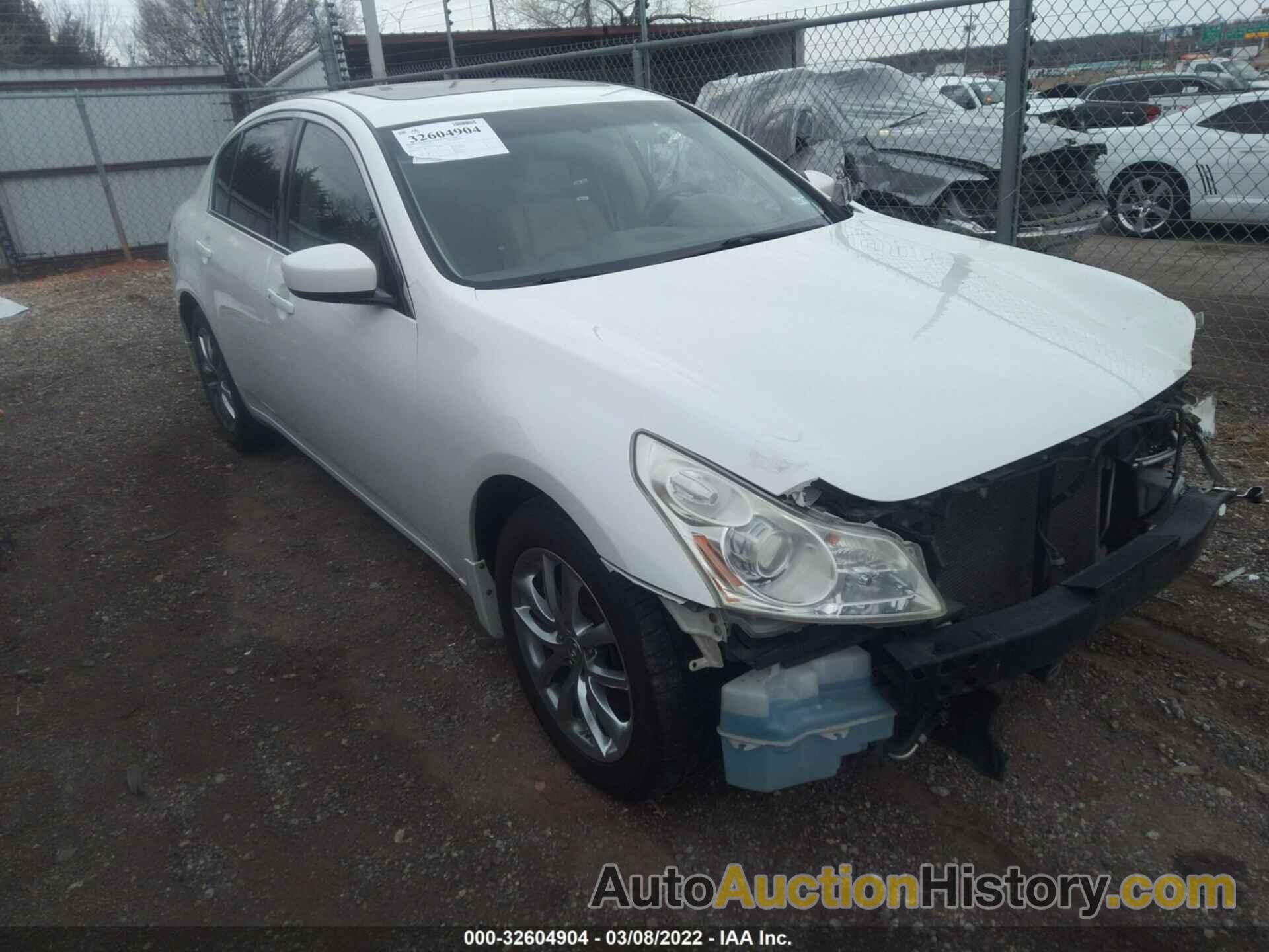 INFINITI G37 SEDAN X, JNKCV61F29M356152