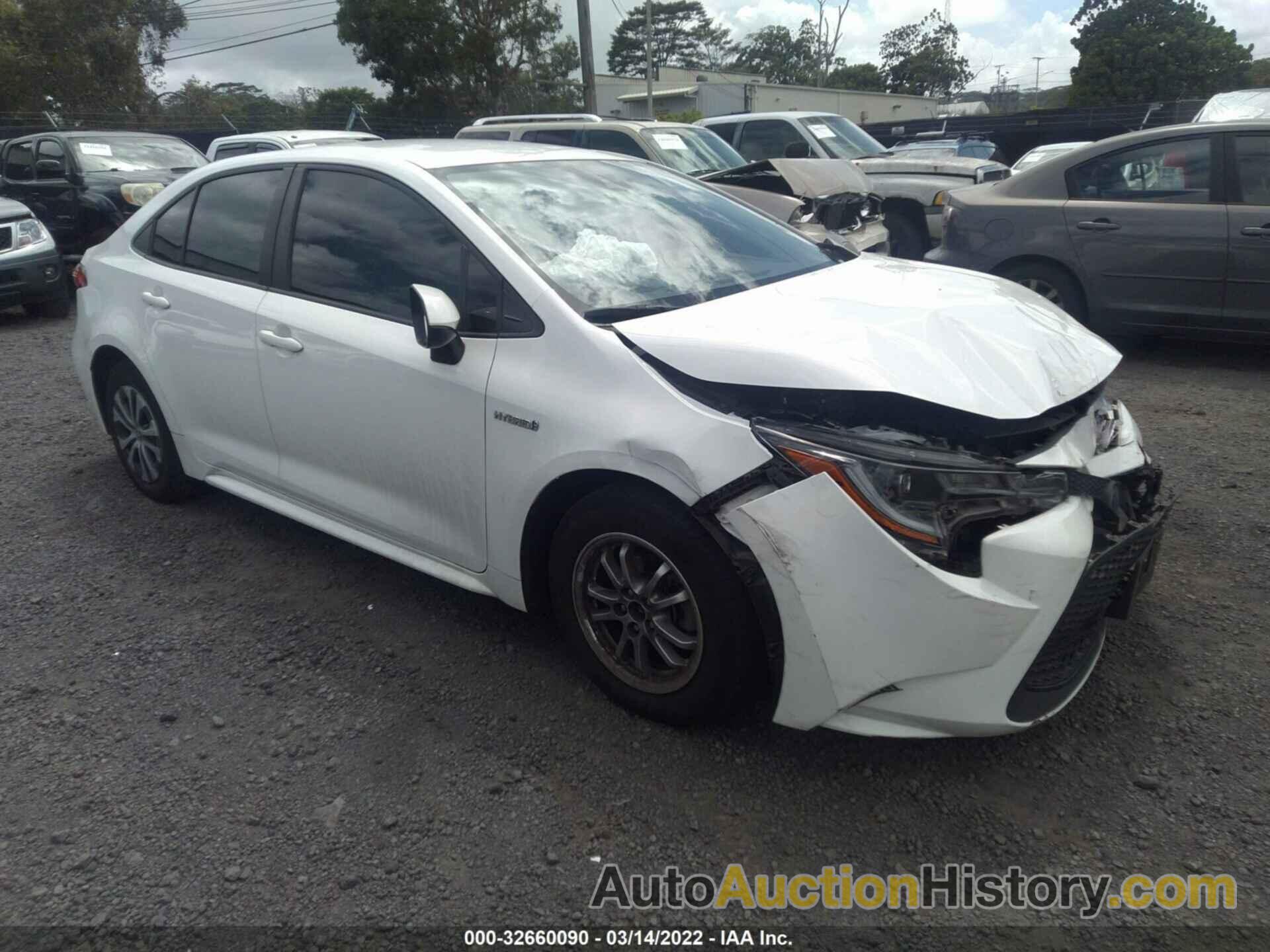 TOYOTA COROLLA HYBRID LE, JTDEBRBE0LJ026481