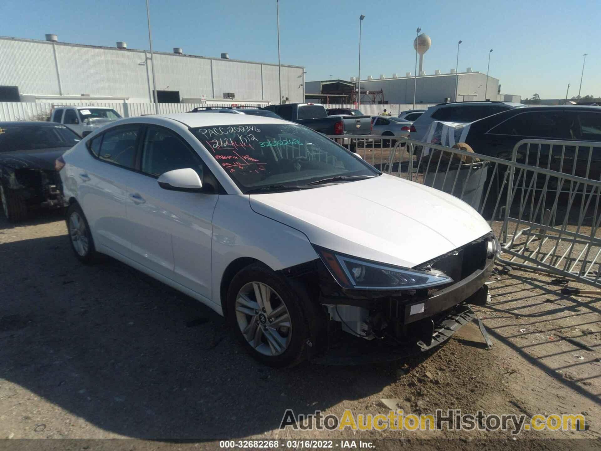 HYUNDAI ELANTRA SEL, 5NPD84LF8LH633080