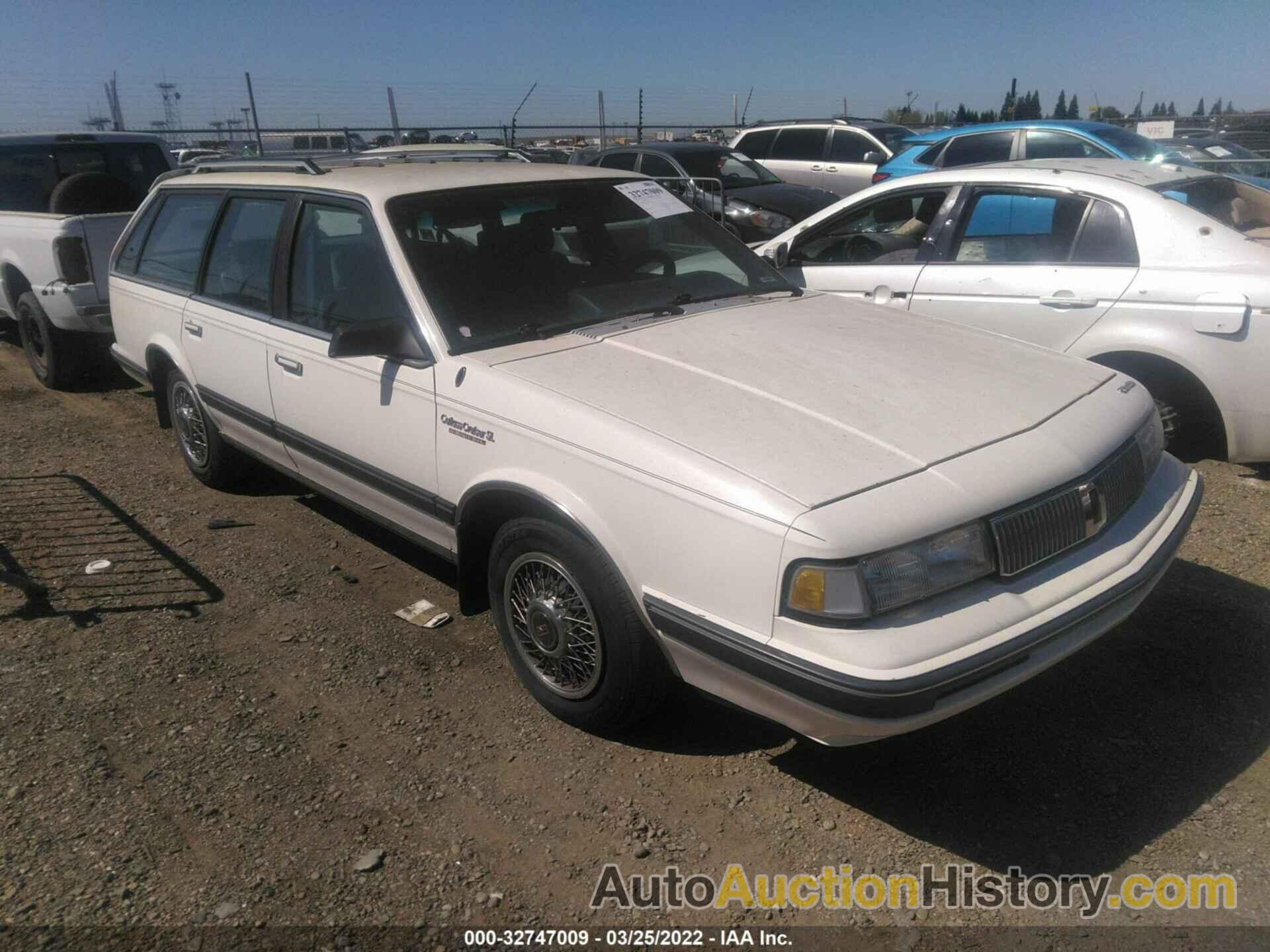 OLDSMOBILE CUTLASS CRUISER SL, 1G3AM84N9N6358554