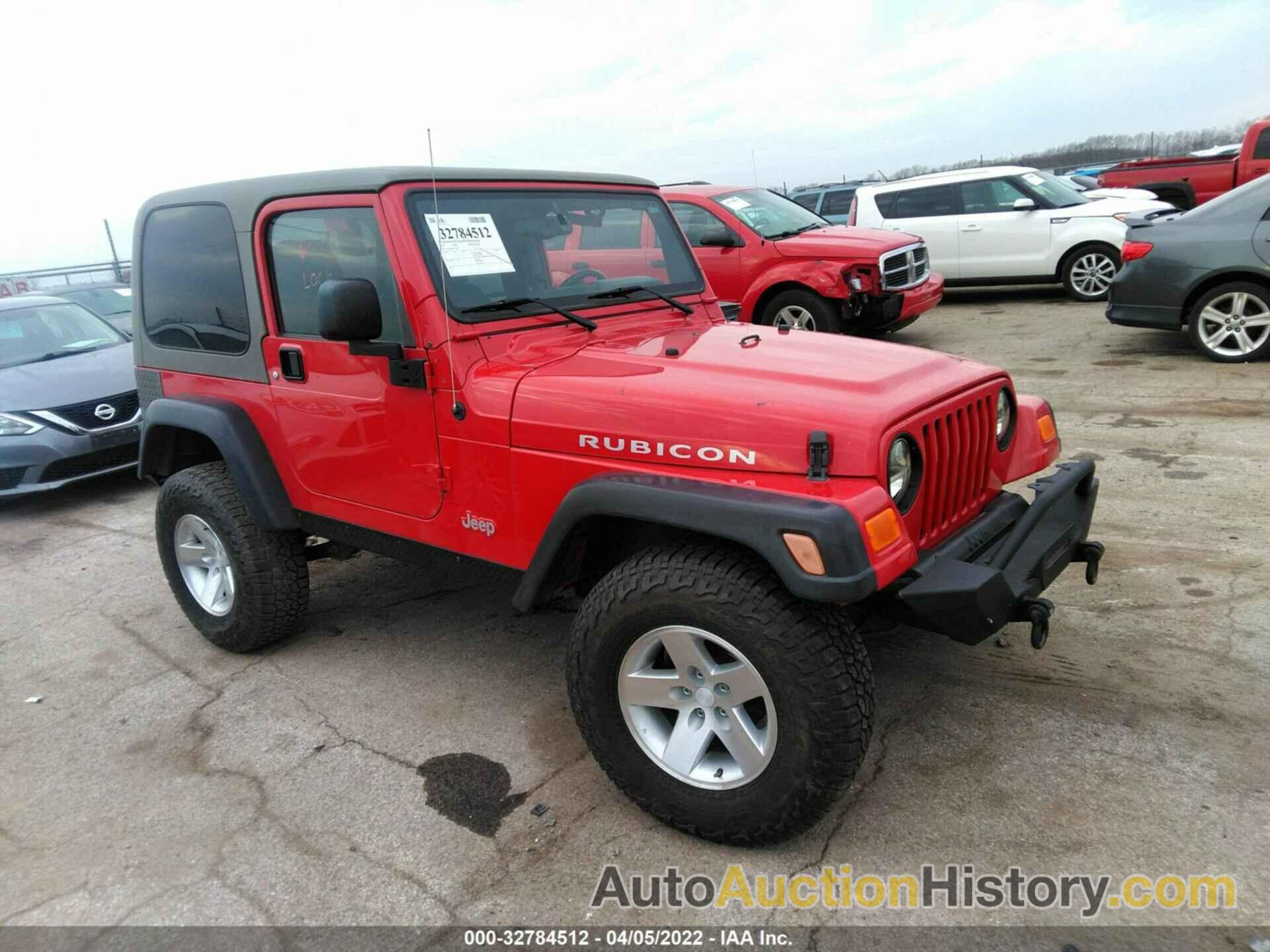 JEEP WRANGLER RUBICON, 1J4FA69S83P345877