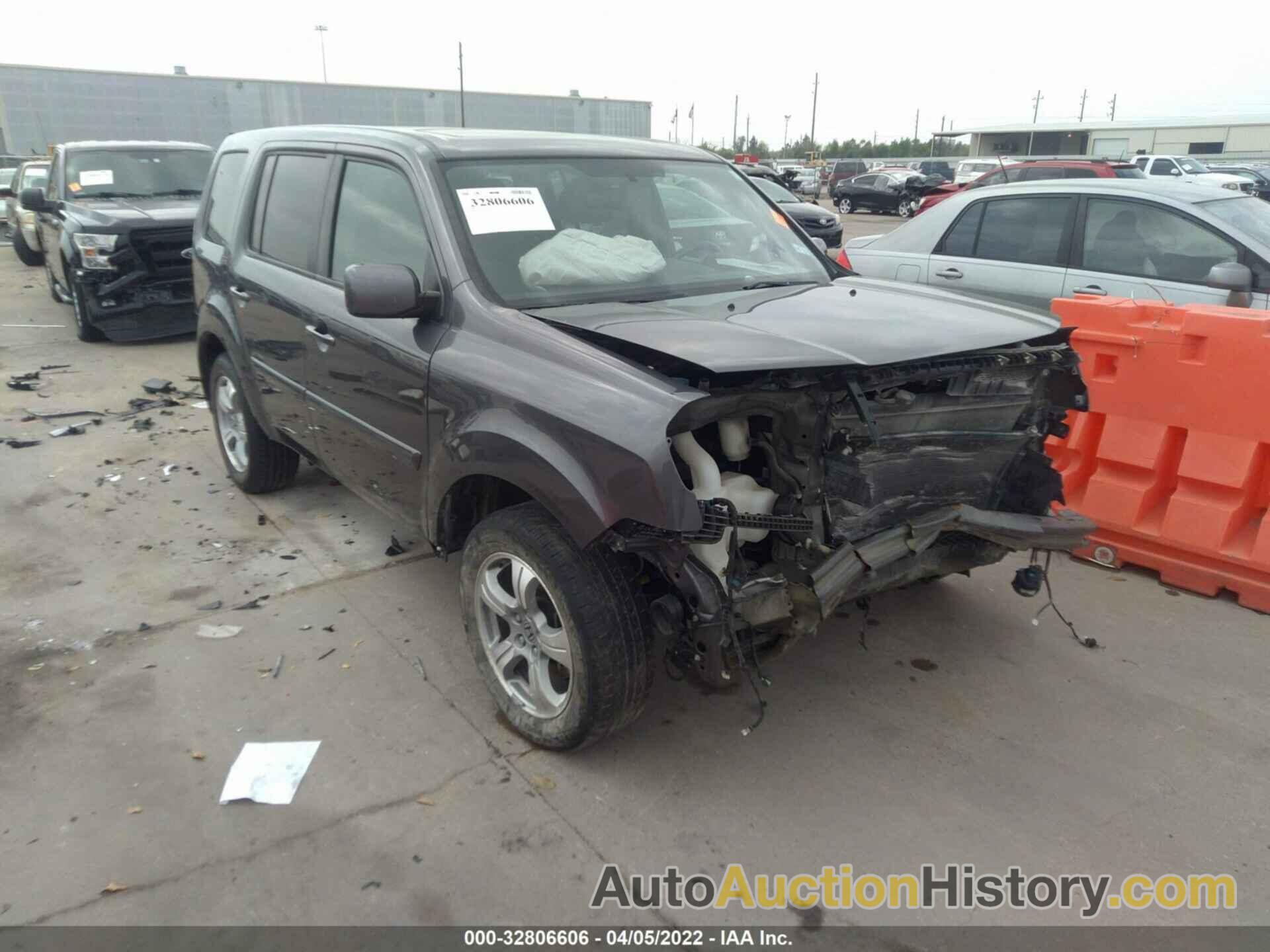 HONDA PILOT EXL, 5FNYF3H59EB025278