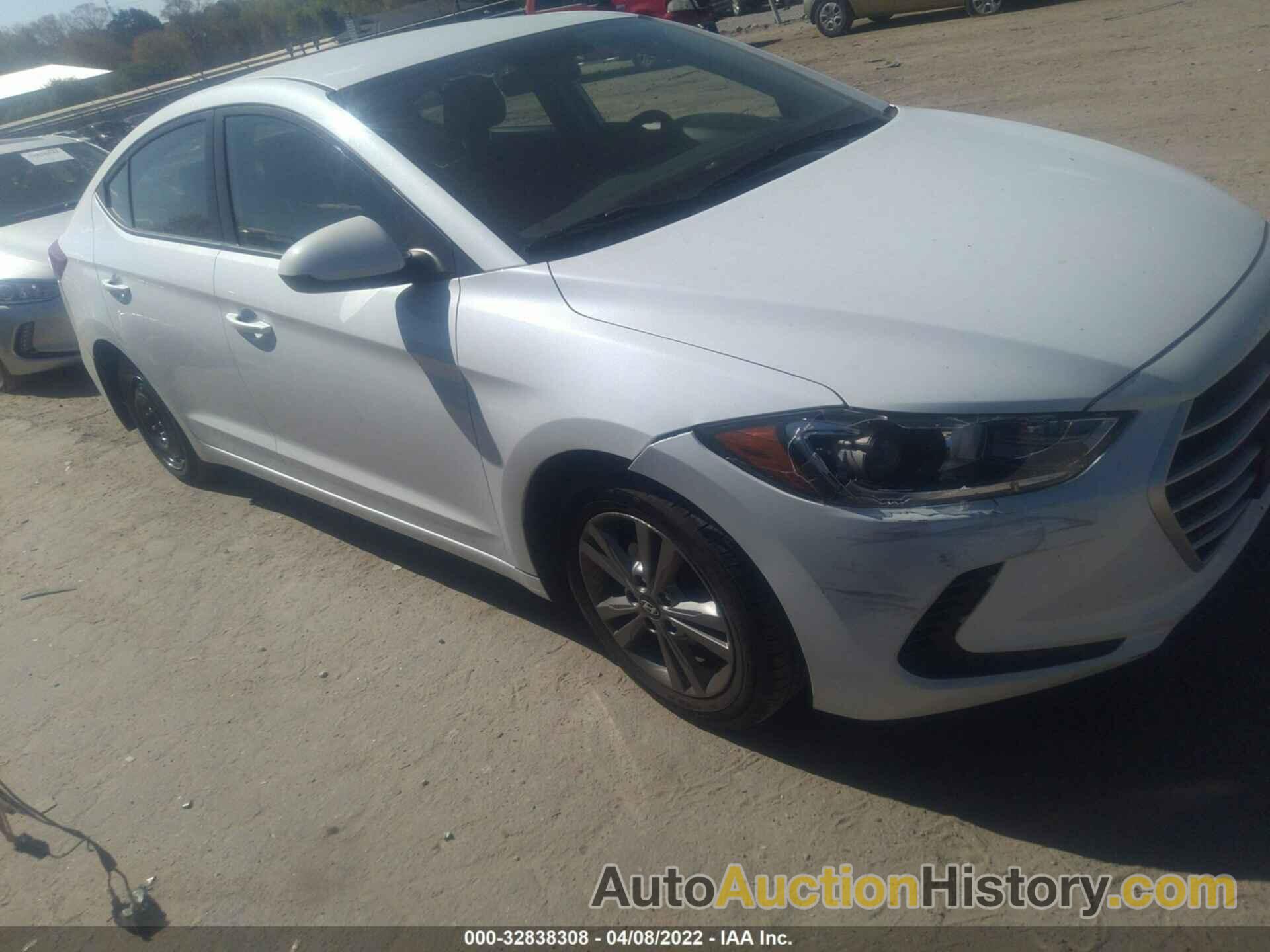 HYUNDAI ELANTRA SEL, 5NPD84LF2JH216048