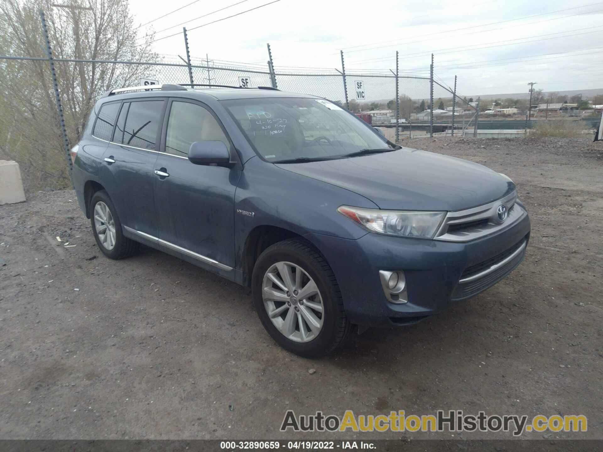 TOYOTA HIGHLANDER HYBRID LIMITED, JTEDC3EH4D2018645