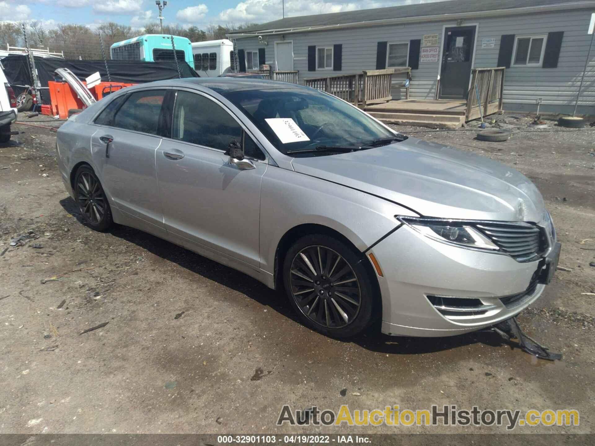 LINCOLN MKZ HYBRID, 3LN6L2LUXGR634045