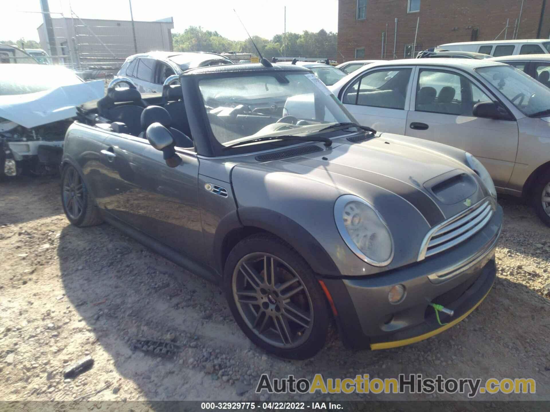 MINI COOPER CONVERTIBLE S, WMWRH33506TF86313