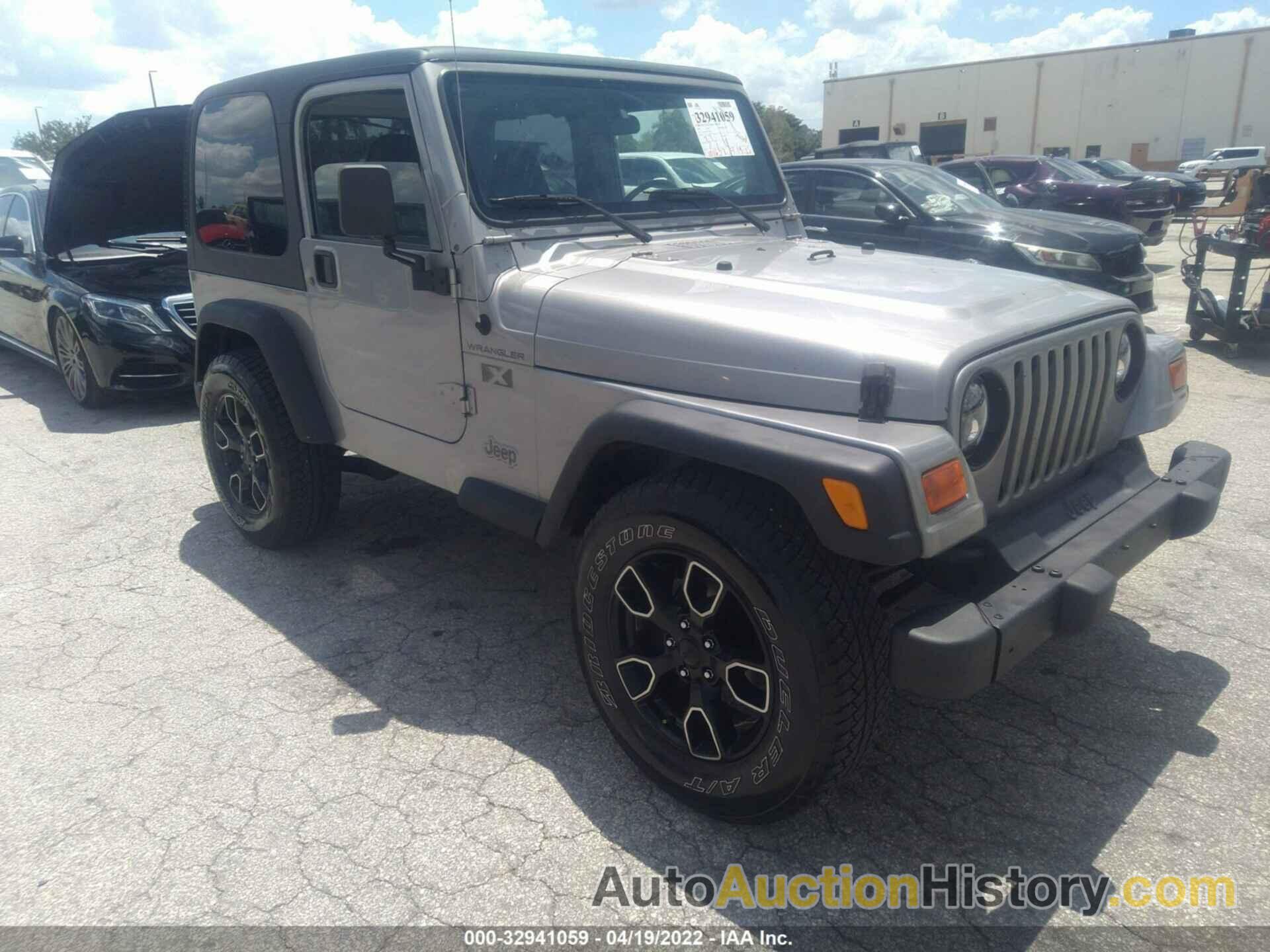 JEEP WRANGLER X, 1J4FA39S12P732851