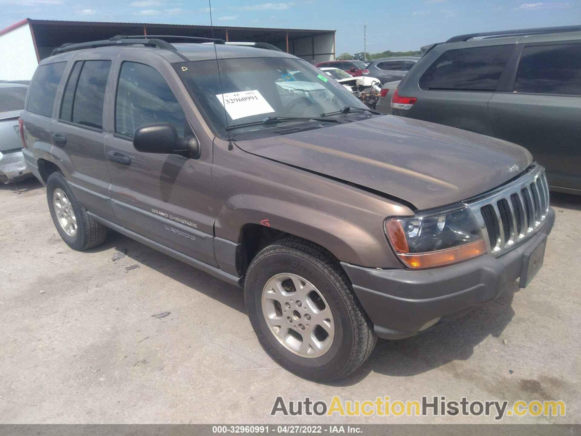 JEEP GRAND CHEROKEE LAREDO, 1J4GX48S91C652052