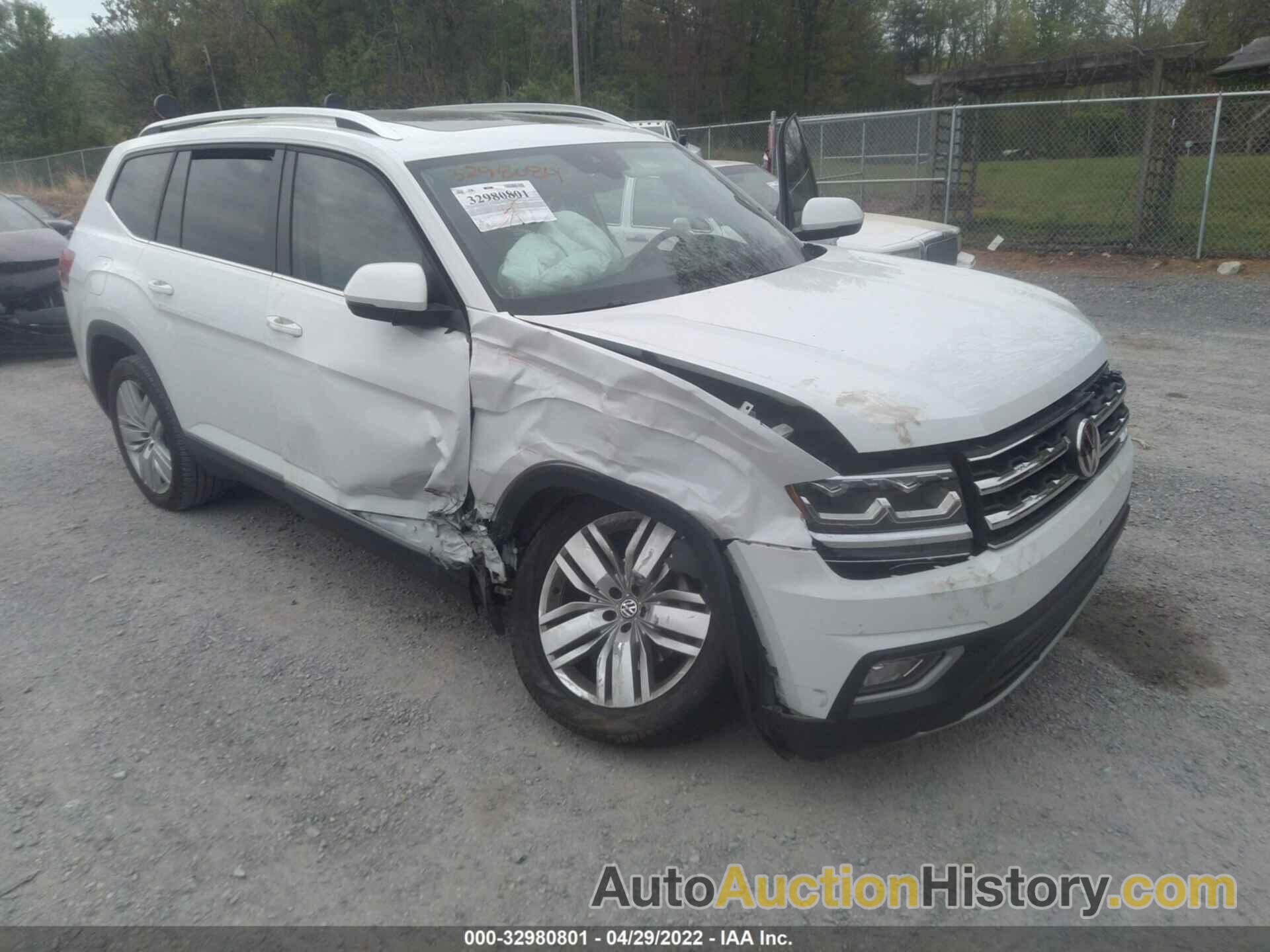 VOLKSWAGEN ATLAS 3.6L V6 SEL, 1V2ER2CA5LC505383