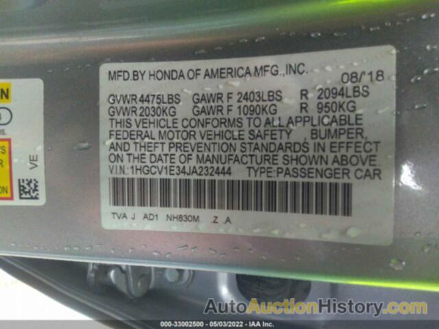 HONDA ACCORD SPORT, 1HGCV1E34JA232444