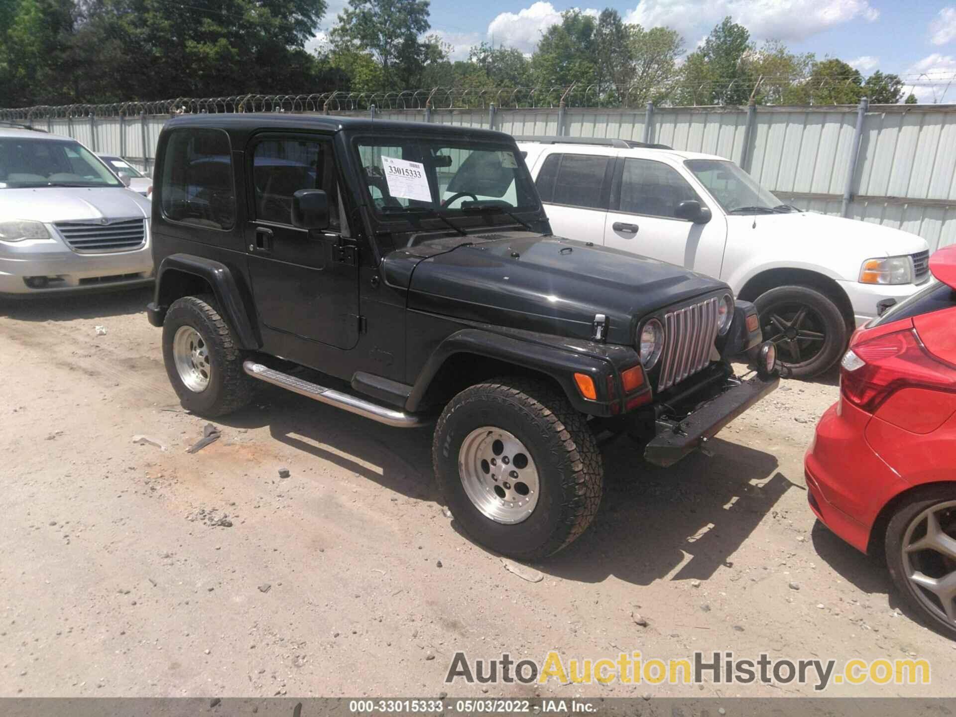 JEEP WRANGLER SPORT, 1J4FY19S9XP417271