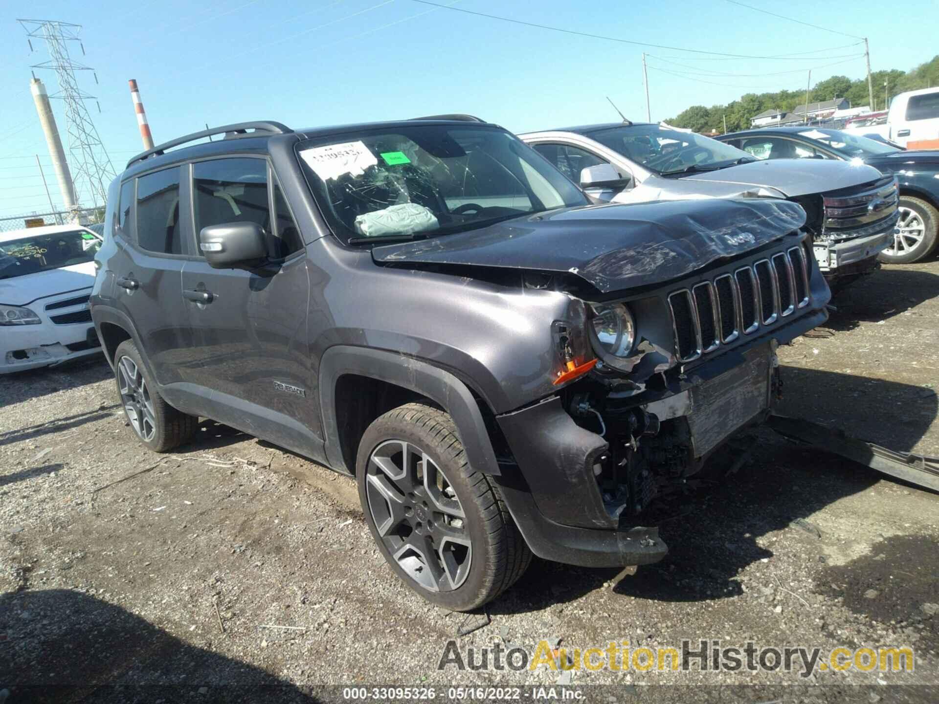 JEEP RENEGADE LIMITED, ZACNJBD13LPL18854