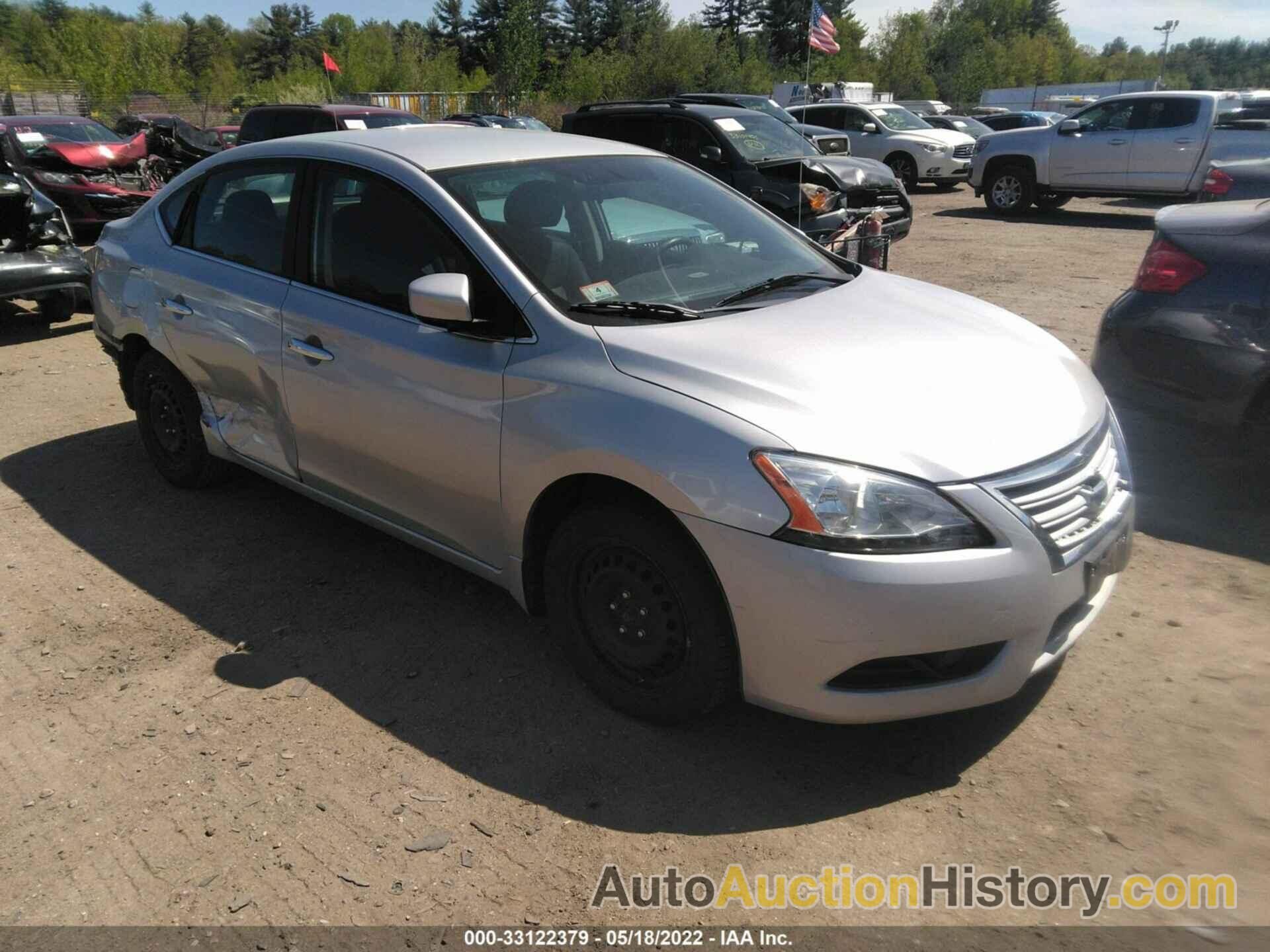 NISSAN SENTRA SV, 3N1AB7APXEL666508