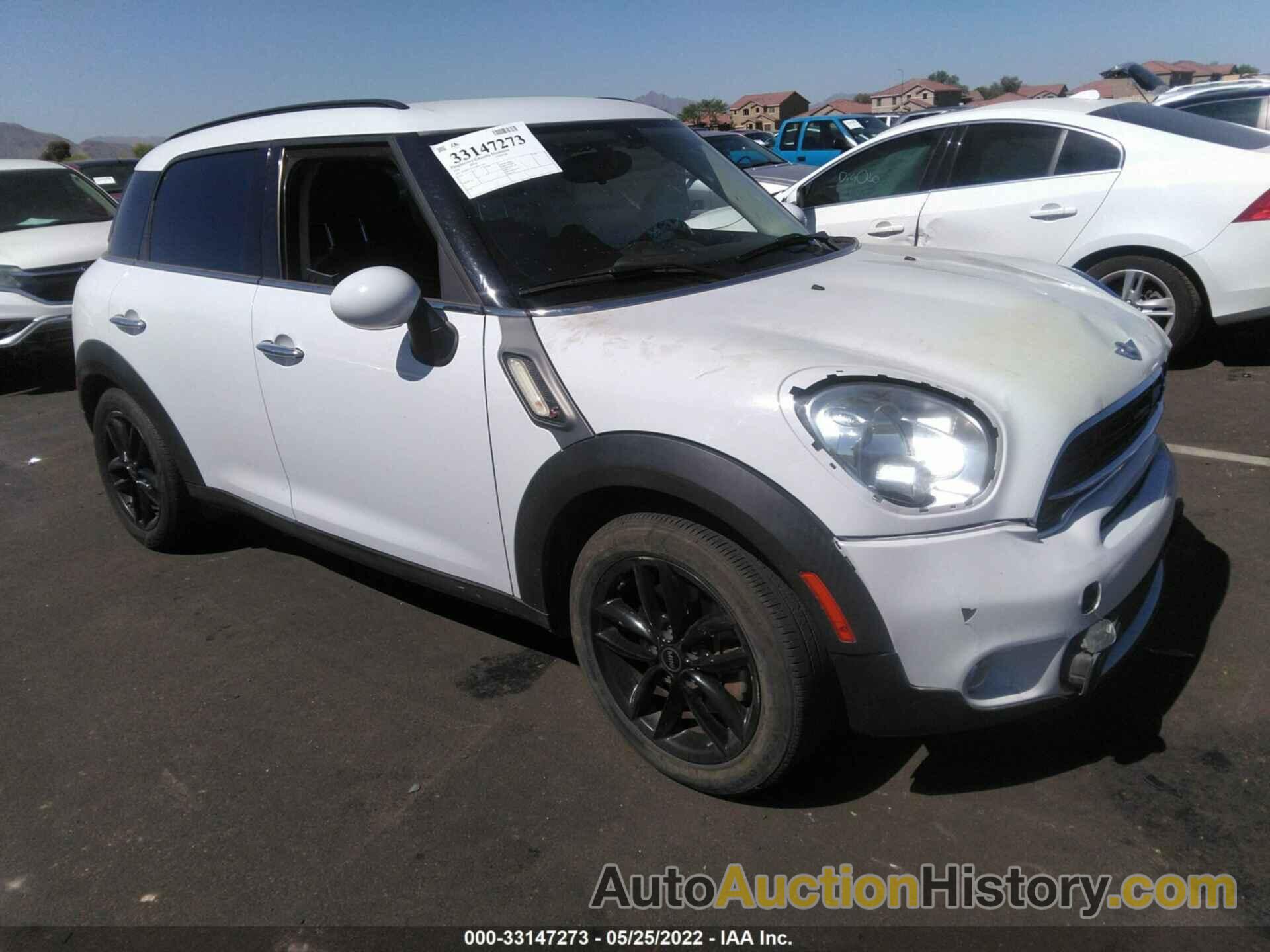 MINI COOPER COUNTRYMAN S, WMWZC3C51GWT11030