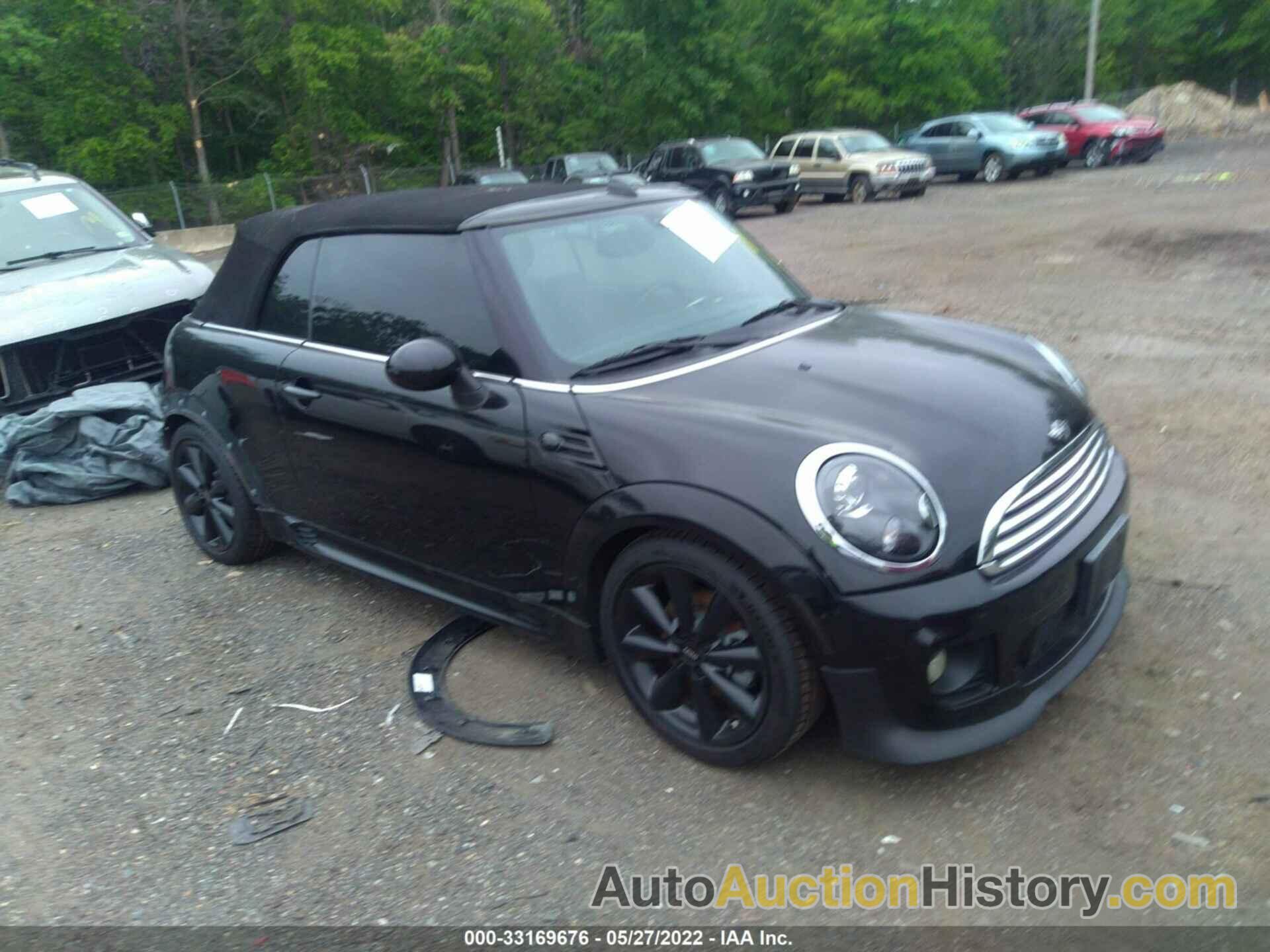 MINI COOPER CONVERTIBLE, WMWZN3C53CT134762