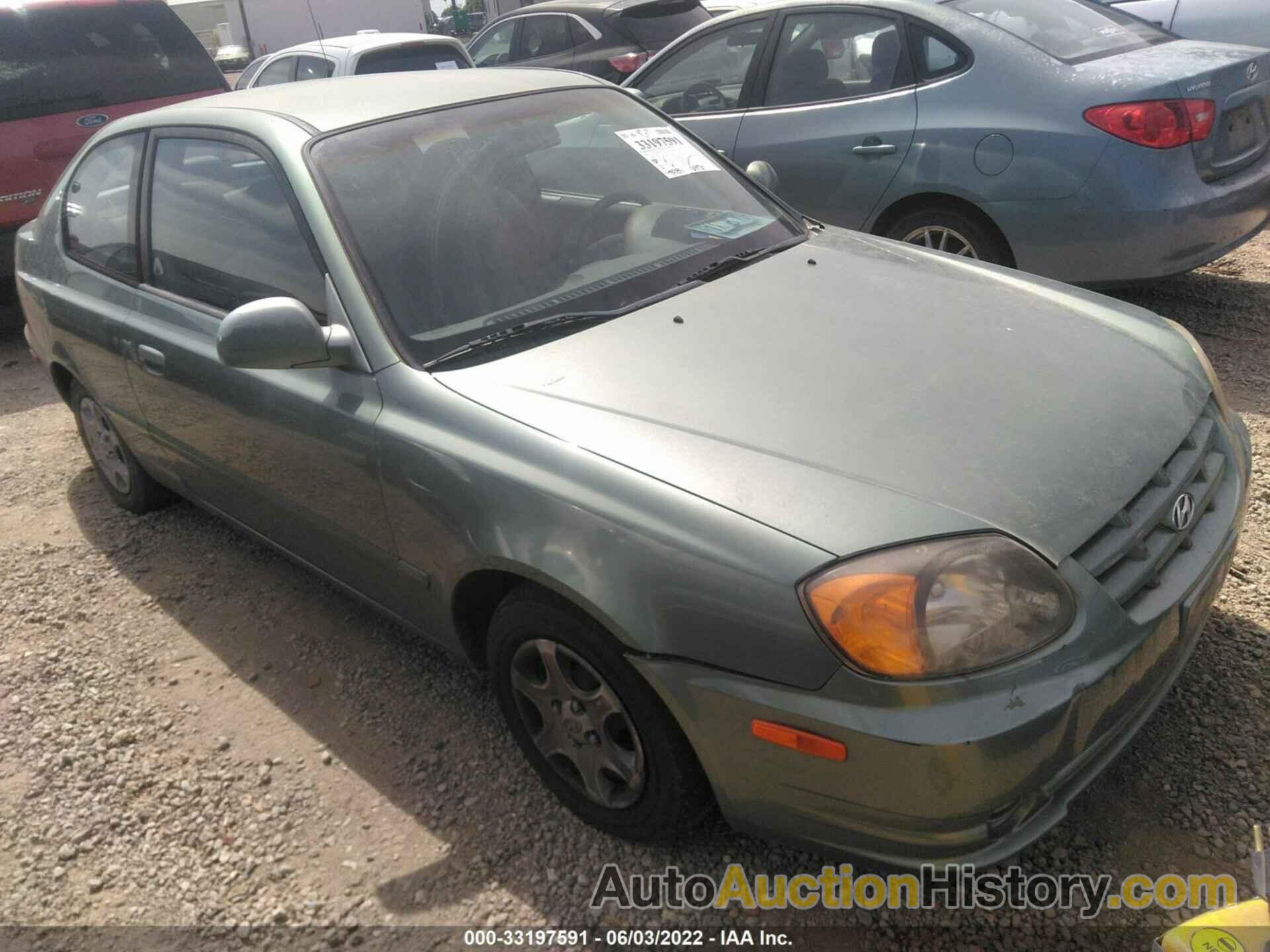 HYUNDAI ACCENT GL, KMHCG35C53U253594