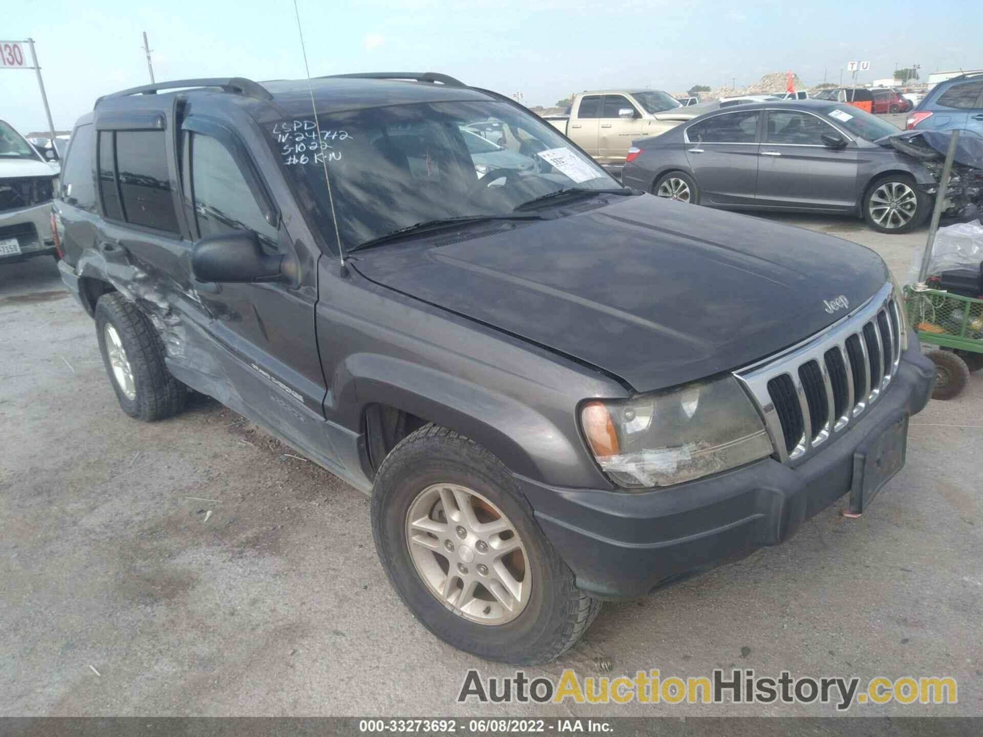 JEEP GRAND CHEROKEE LAREDO, 1J4GX48S83C504929