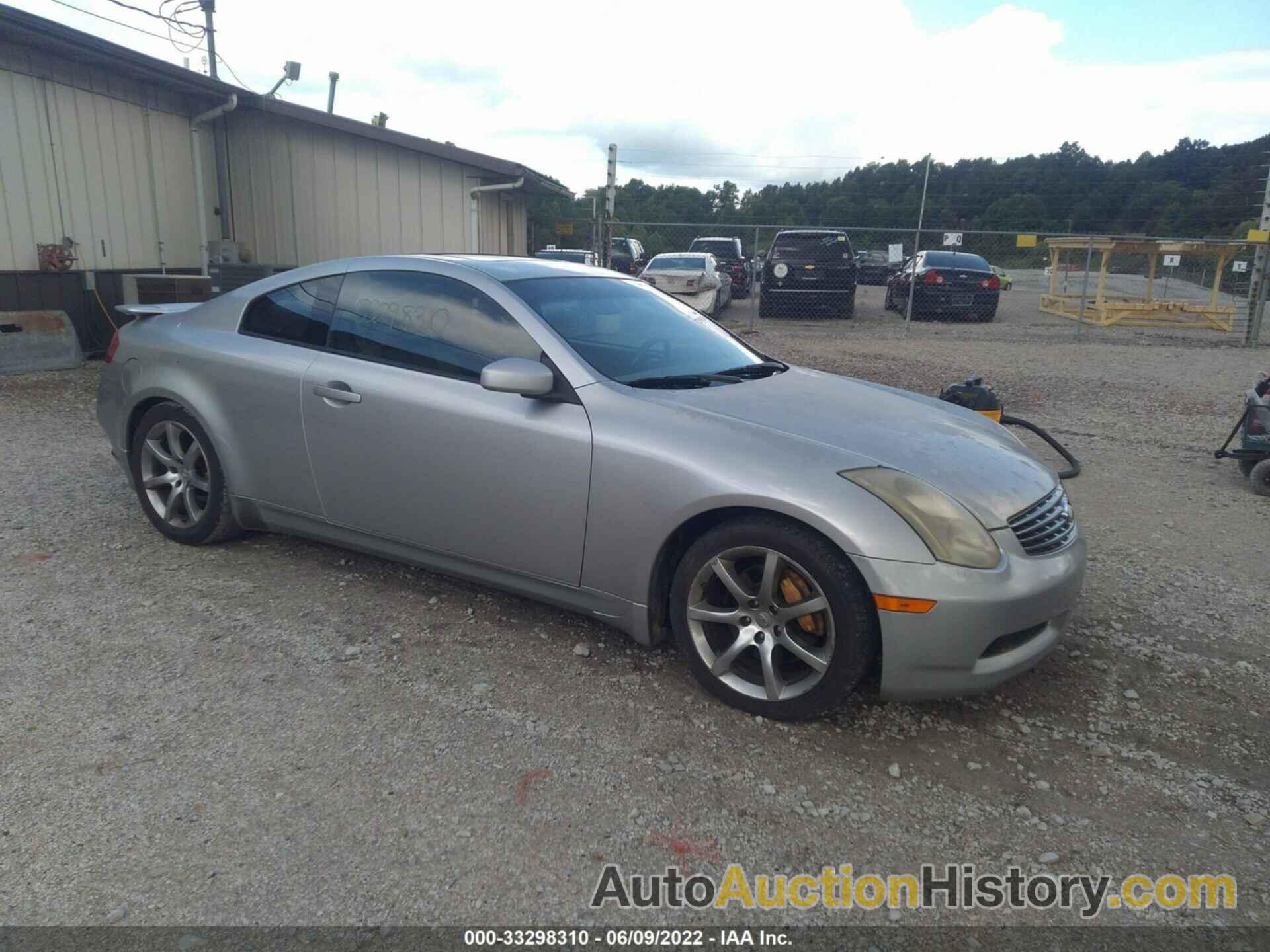 INFINITI G35 COUPE W/LEATHER, JNKCV54E43M220822