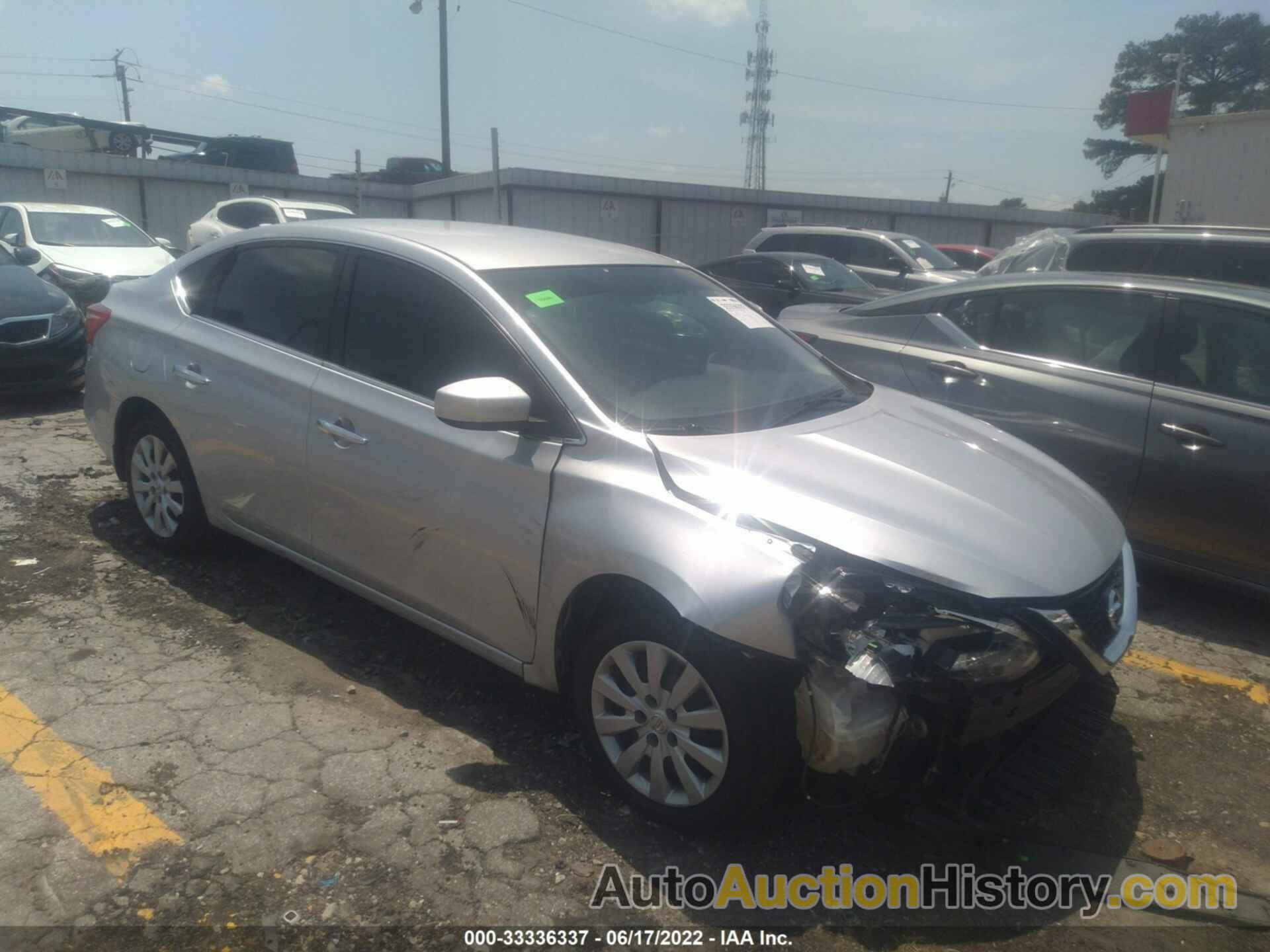 NISSAN SENTRA S, 3N1AB7AP8HY203922