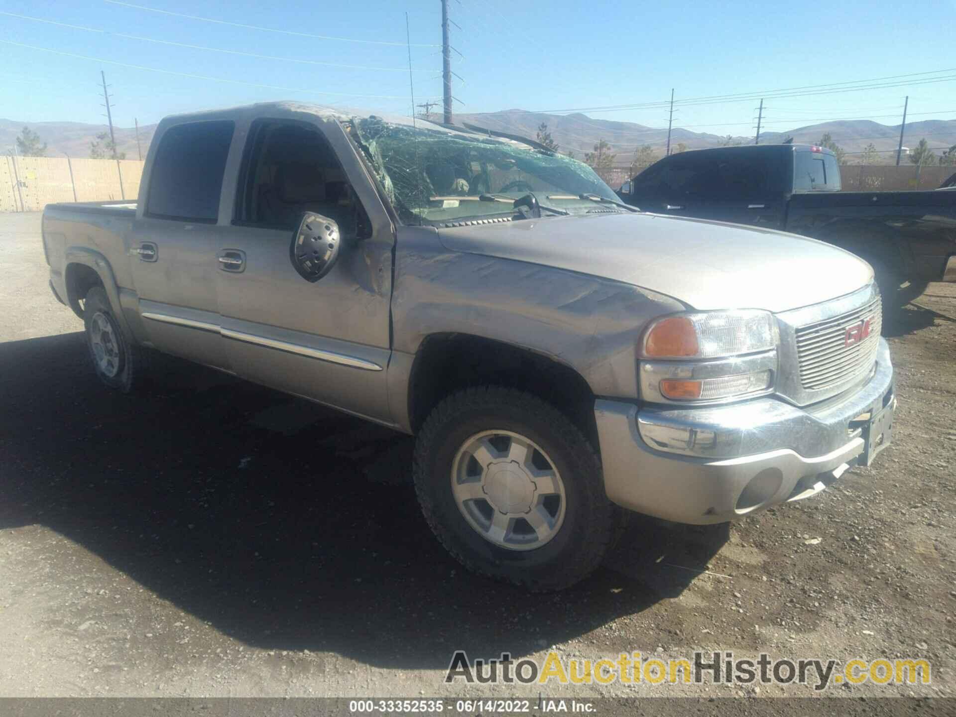 GMC SIERRA 1500 CREW CAB SLT, 2GTEK13T441334747