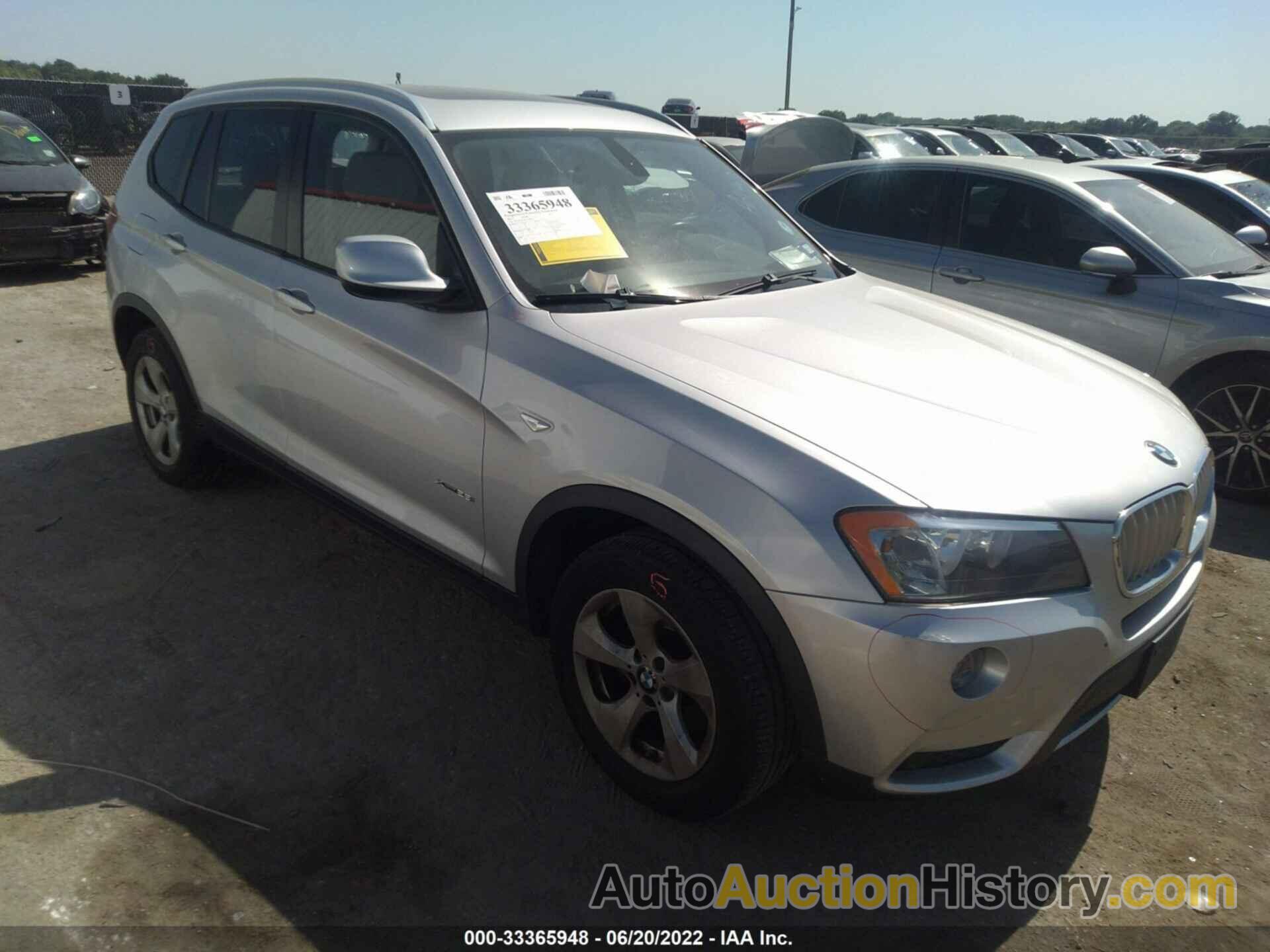 BMW X3 28I, 5UXWX5C50CL720930