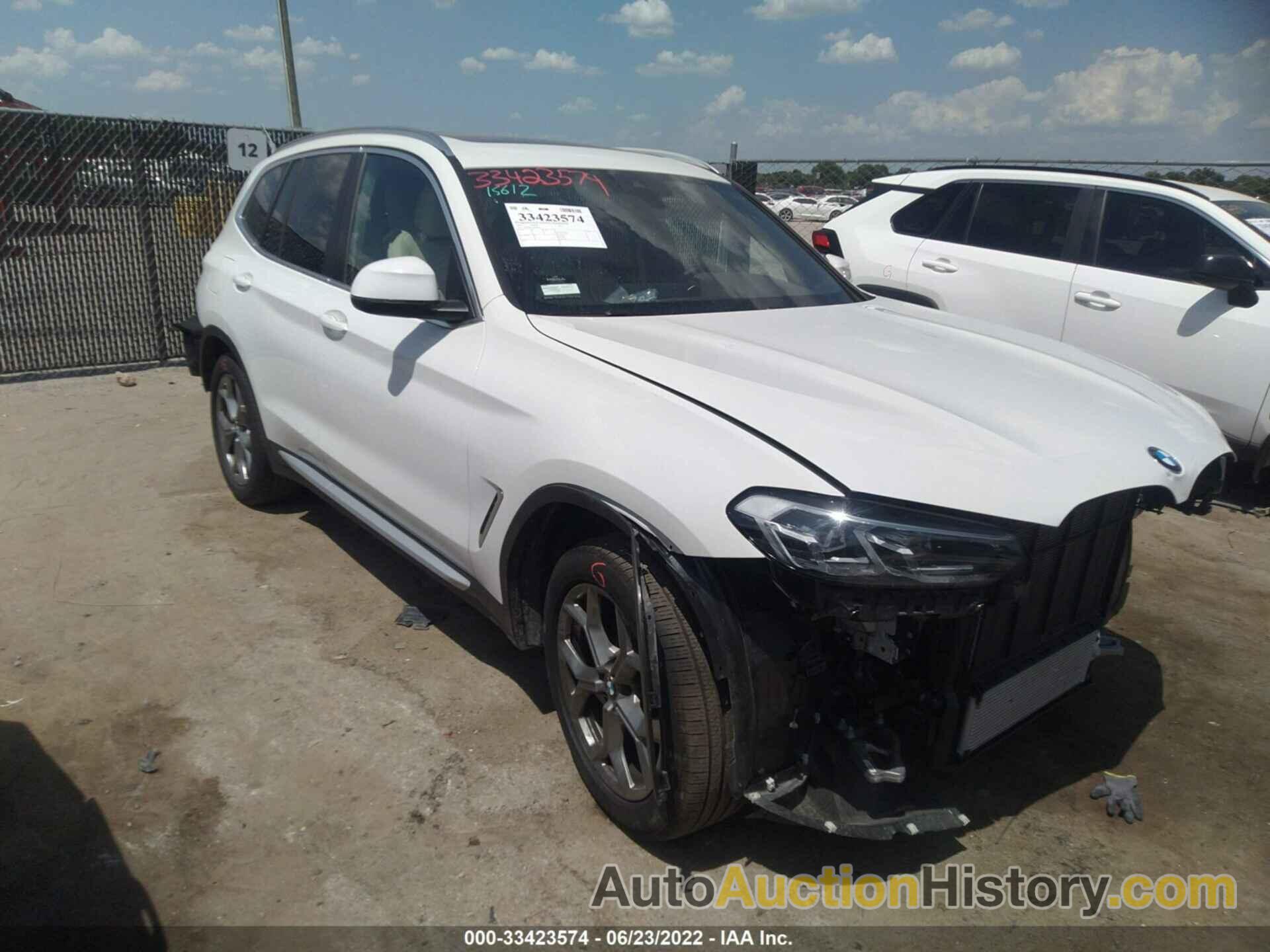 BMW X3 SDRIVE30I, 5UX43DP02N9J95185