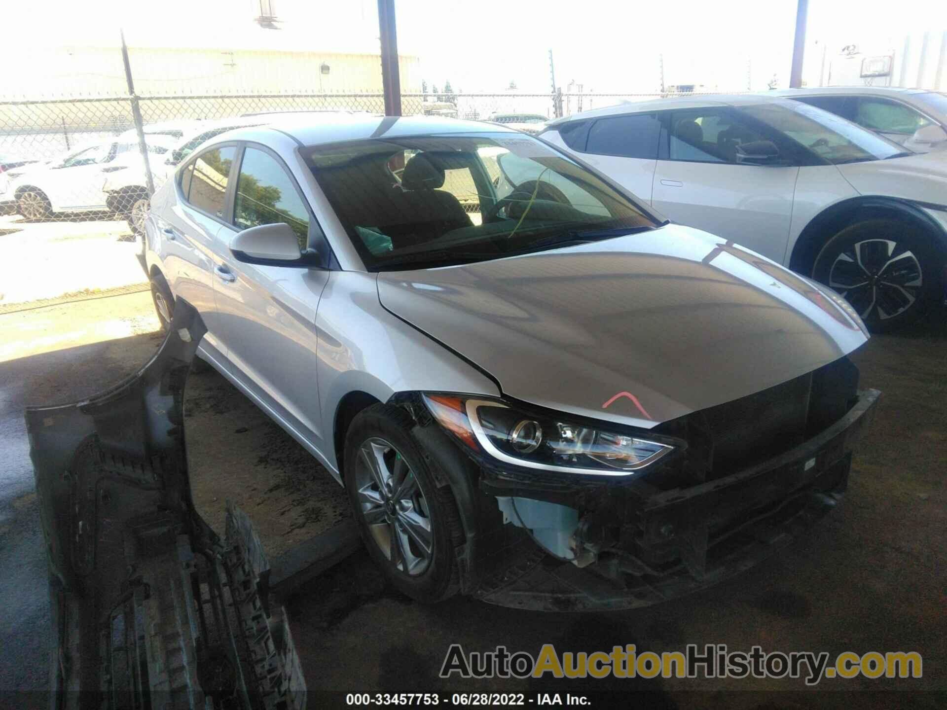 HYUNDAI ELANTRA SEL, KMHD84LF0JU503101