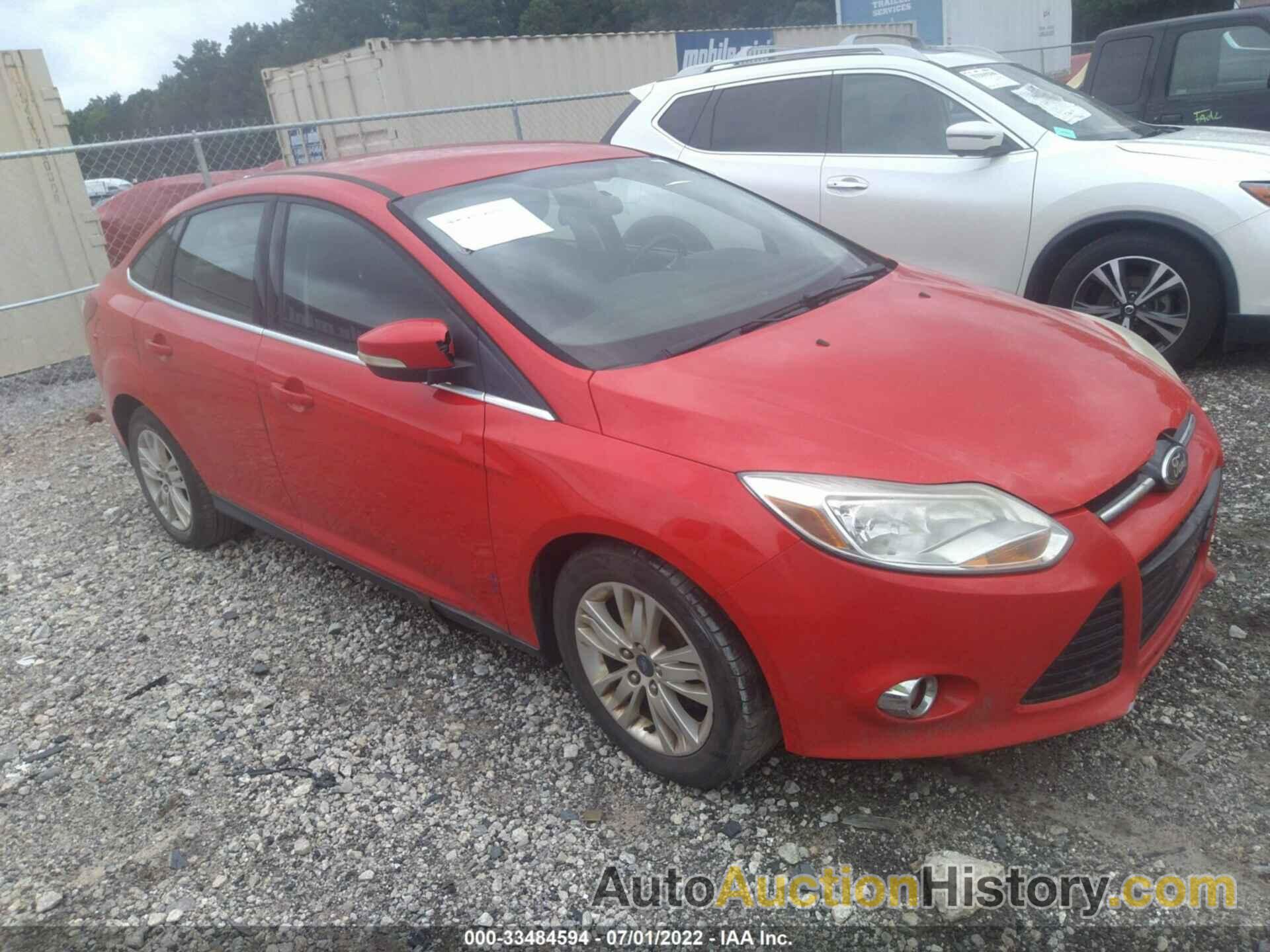 FORD FOCUS SEL, 1FAHP3H23CL437151