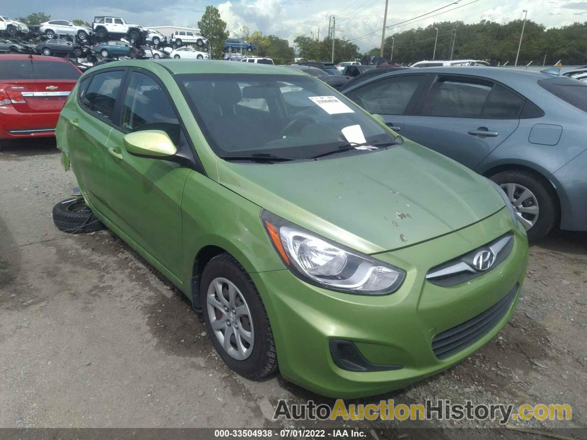 HYUNDAI ACCENT GS, KMHCT5AE0DU110598