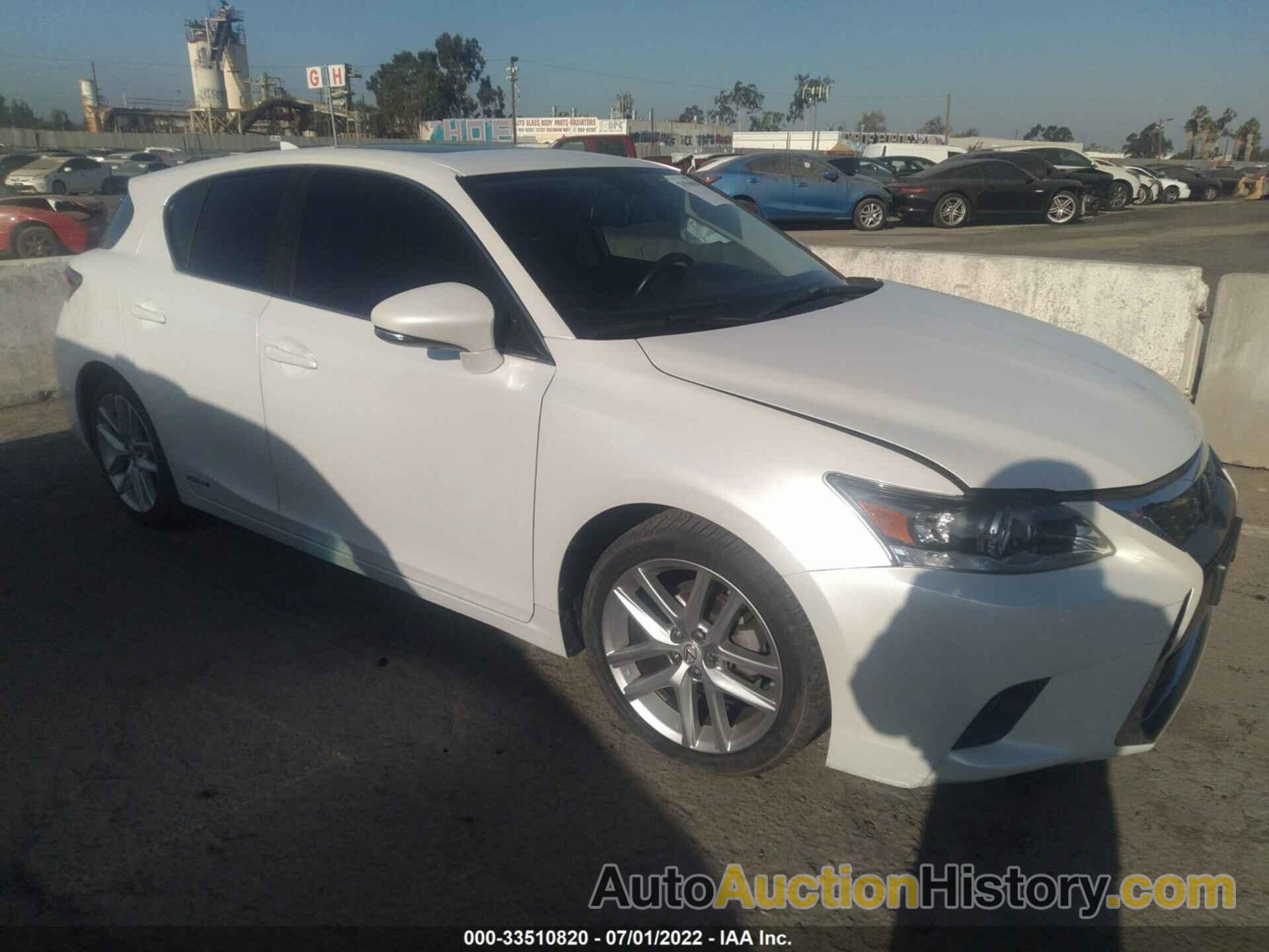 LEXUS CT CT 200H, JTHKD5BHXH2296866