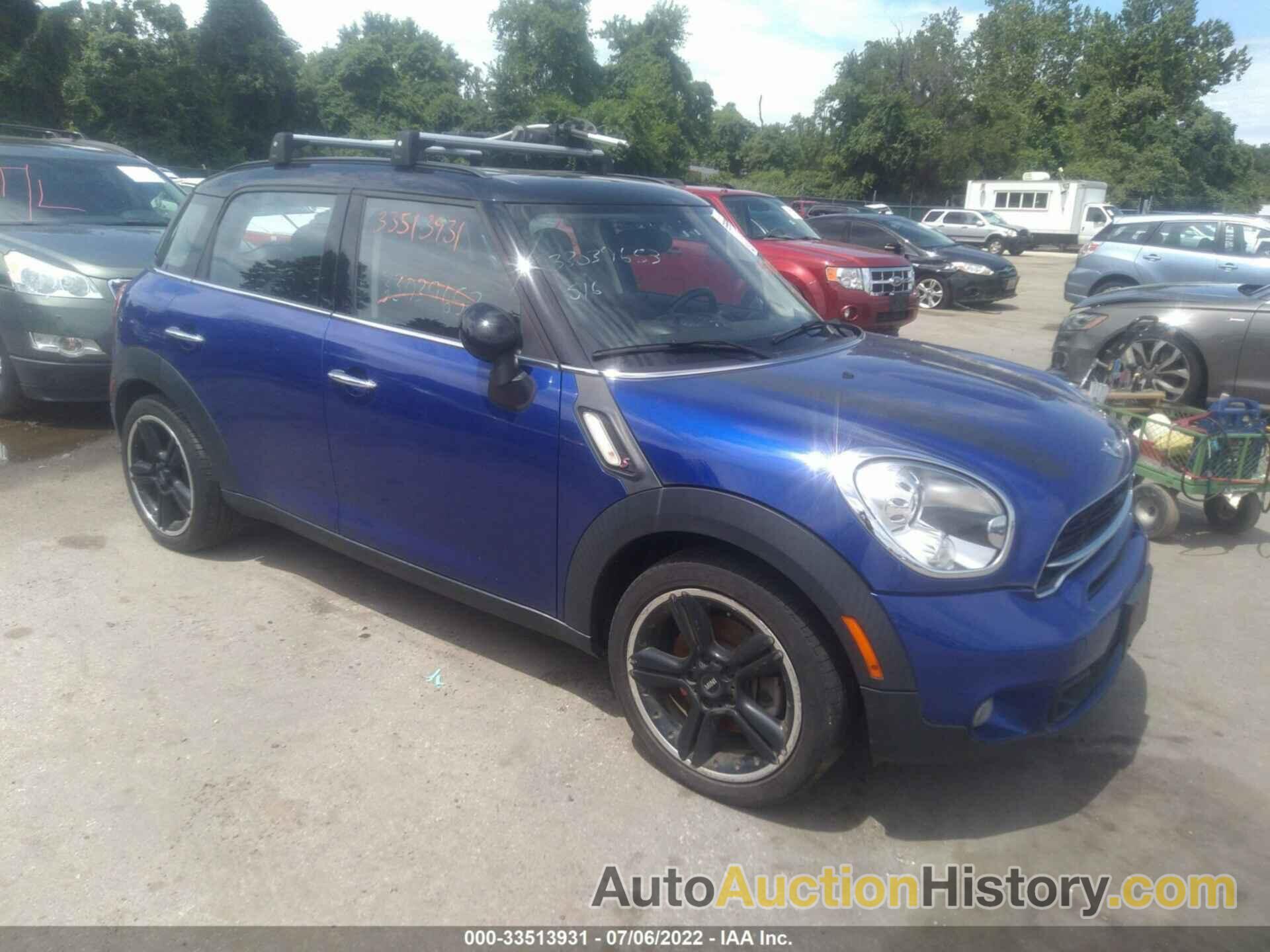 MINI COOPER COUNTRYMAN S, WMWZC3C58FWT05871