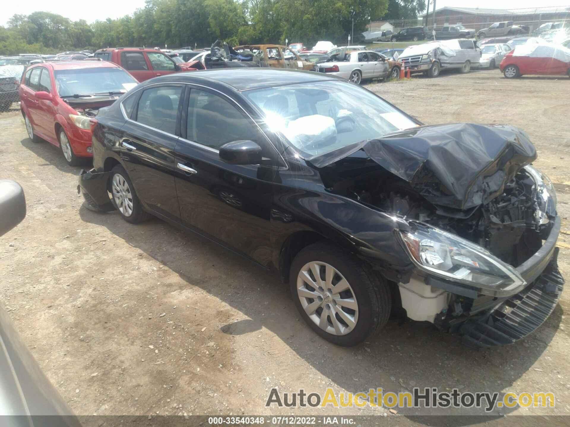 NISSAN SENTRA S, 3N1AB7AP8KY432169