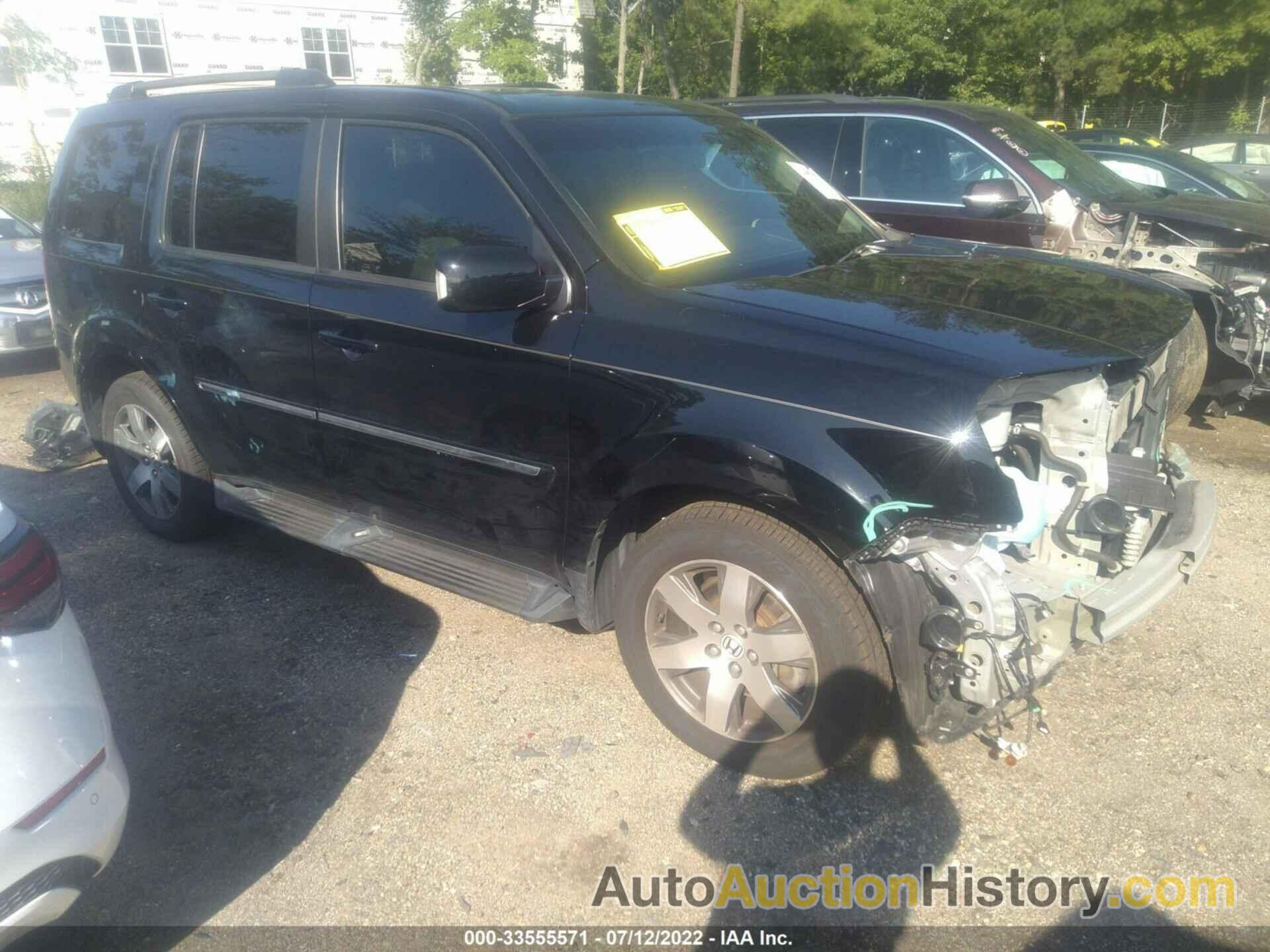 HONDA PILOT TOURING, 5FNYF4H90EB050451