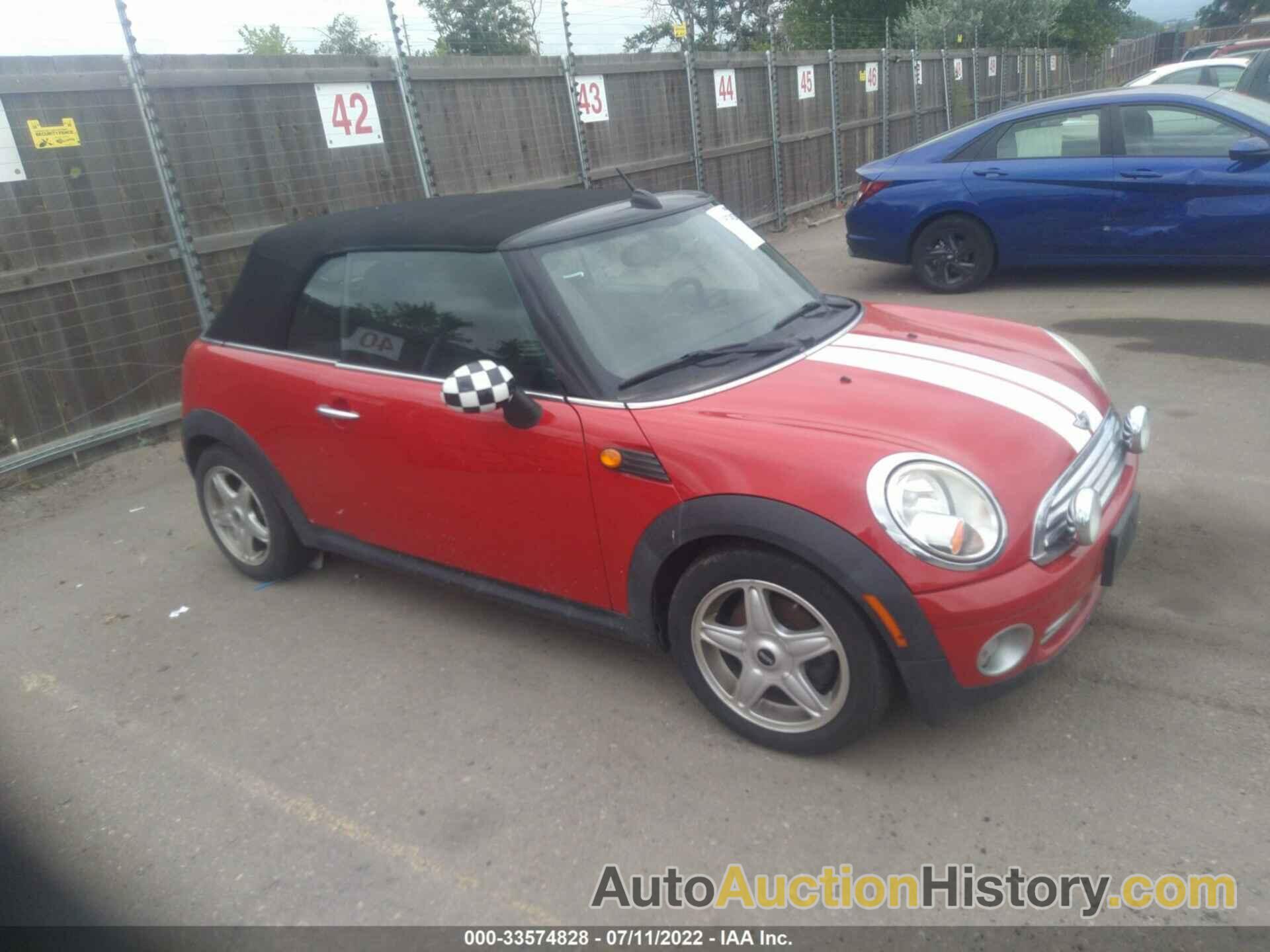 MINI COOPER CONVERTIBLE, WMWMR3C55ATU98810