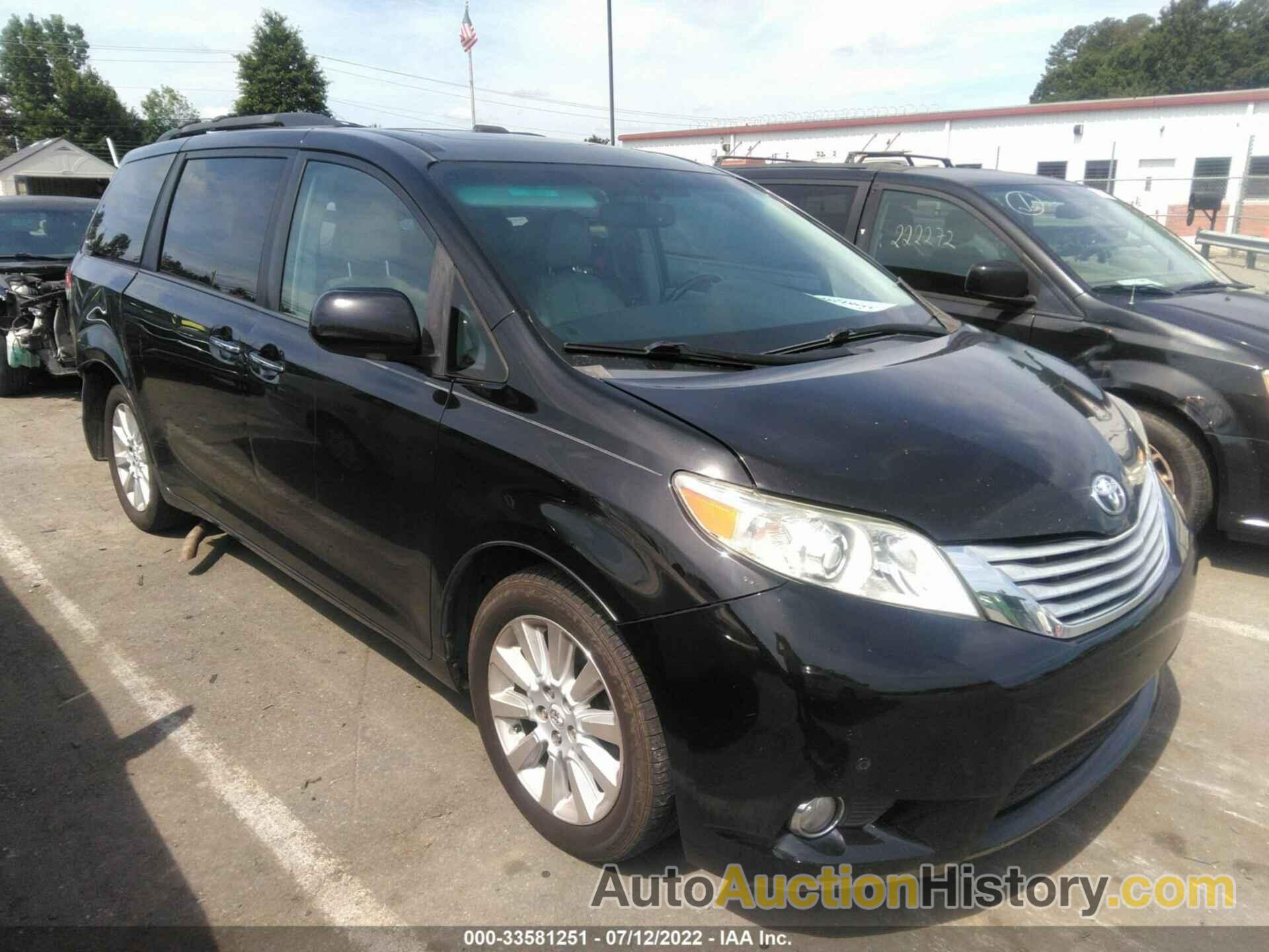 TOYOTA SIENNA XLE/LTD, 5TDDK3DC9BS016313