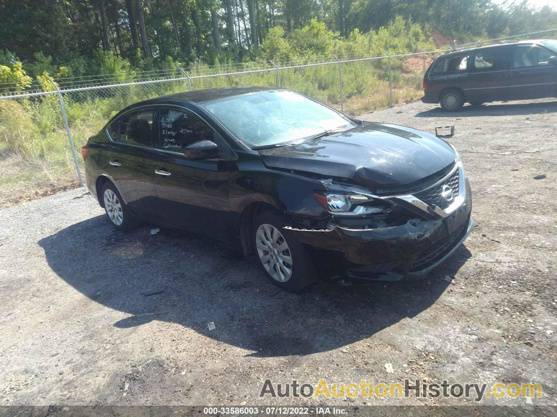 NISSAN SENTRA S, 3N1AB7AP9HY257410