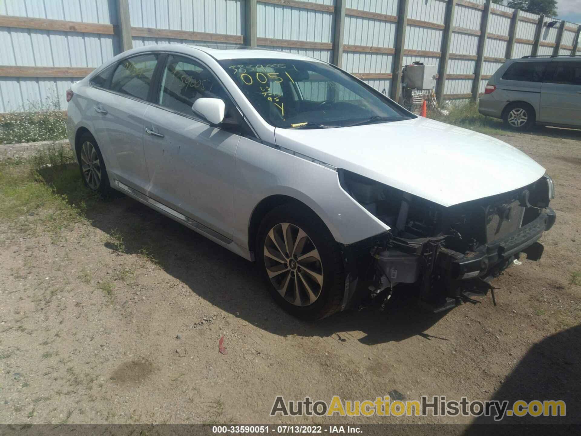 HYUNDAI SONATA 2.4L SPORT, 5NPE34AF7GH432668