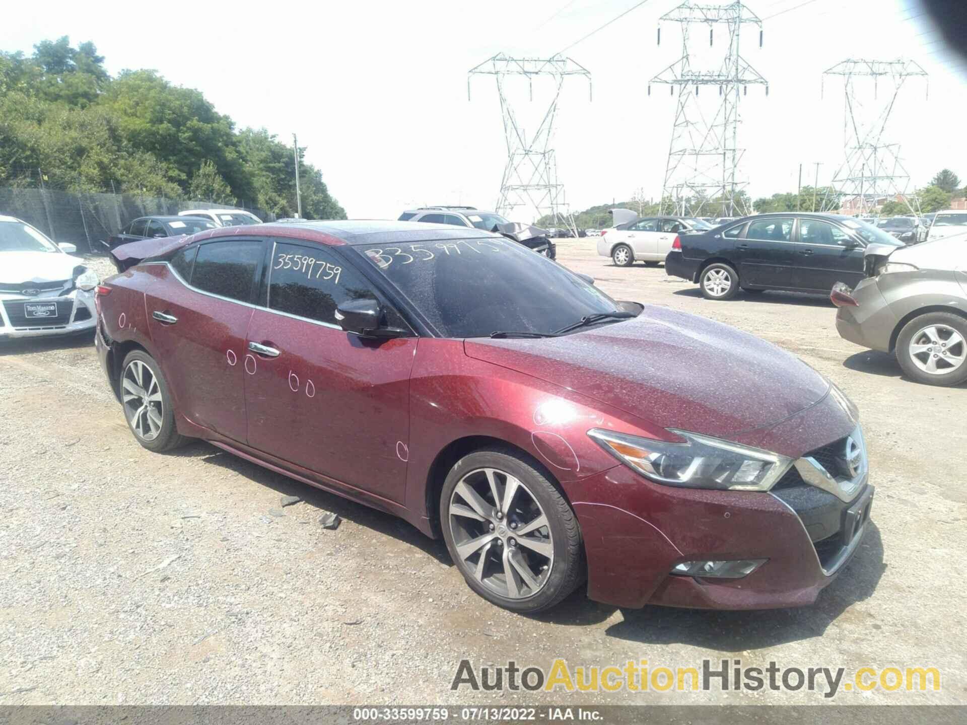 NISSAN MAXIMA 3.5 PLATINUM, 1N4AA6APXGC423022