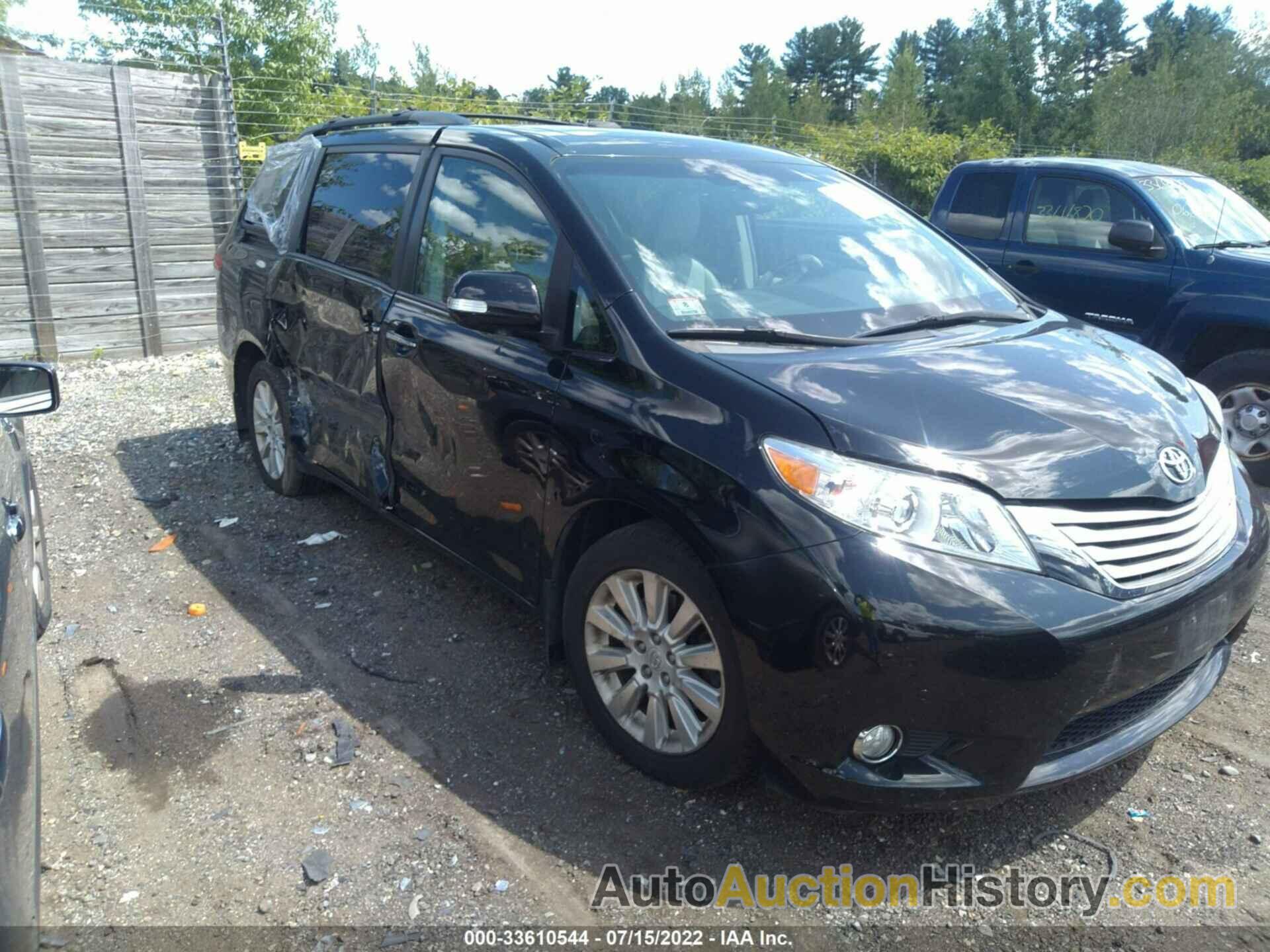 TOYOTA SIENNA XLE/LTD, 5TDDK3DCXDS053471