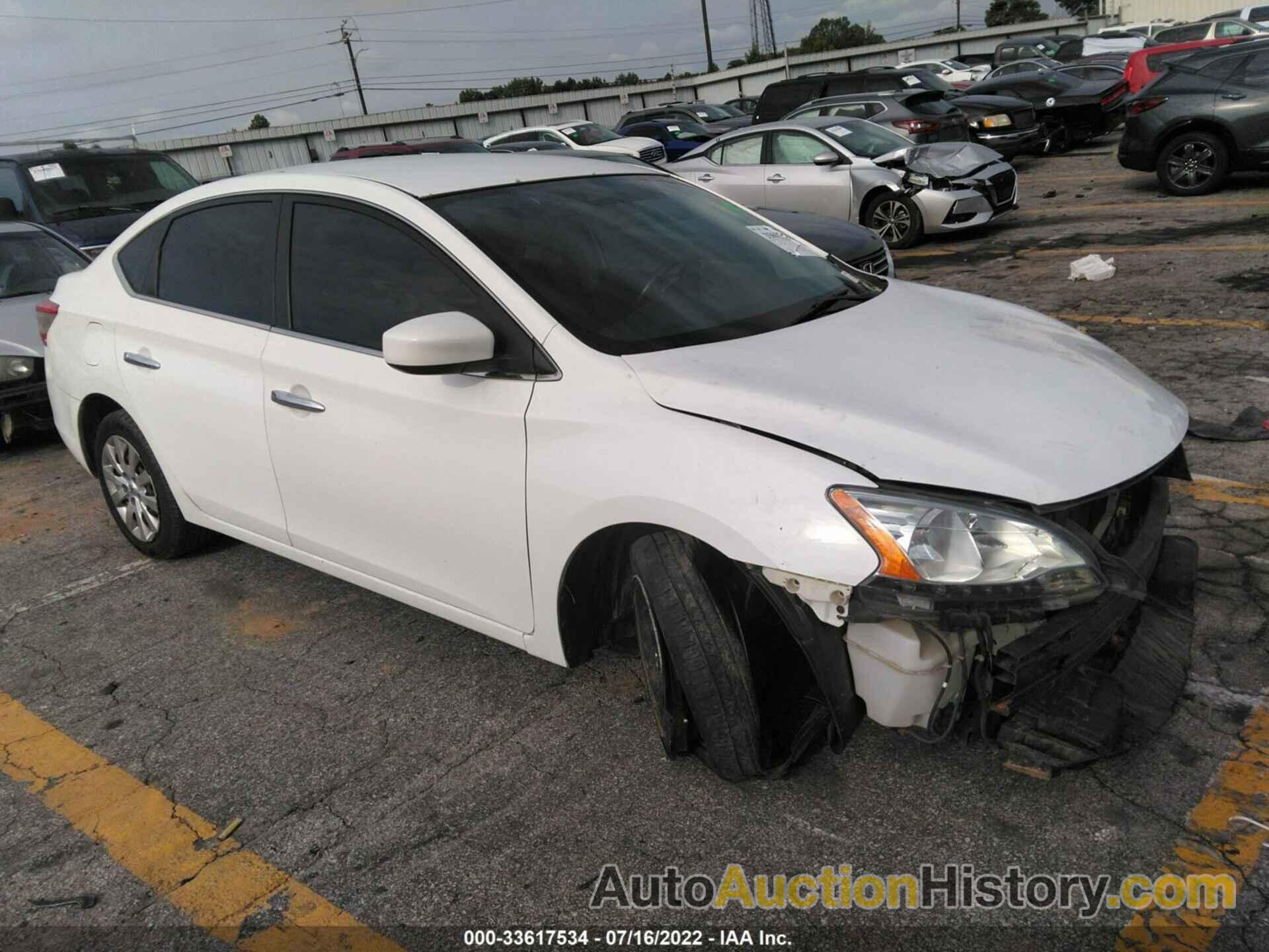 NISSAN SENTRA SR/SL/S/SV/FE+ S, 3N1AB7AP9FL657087