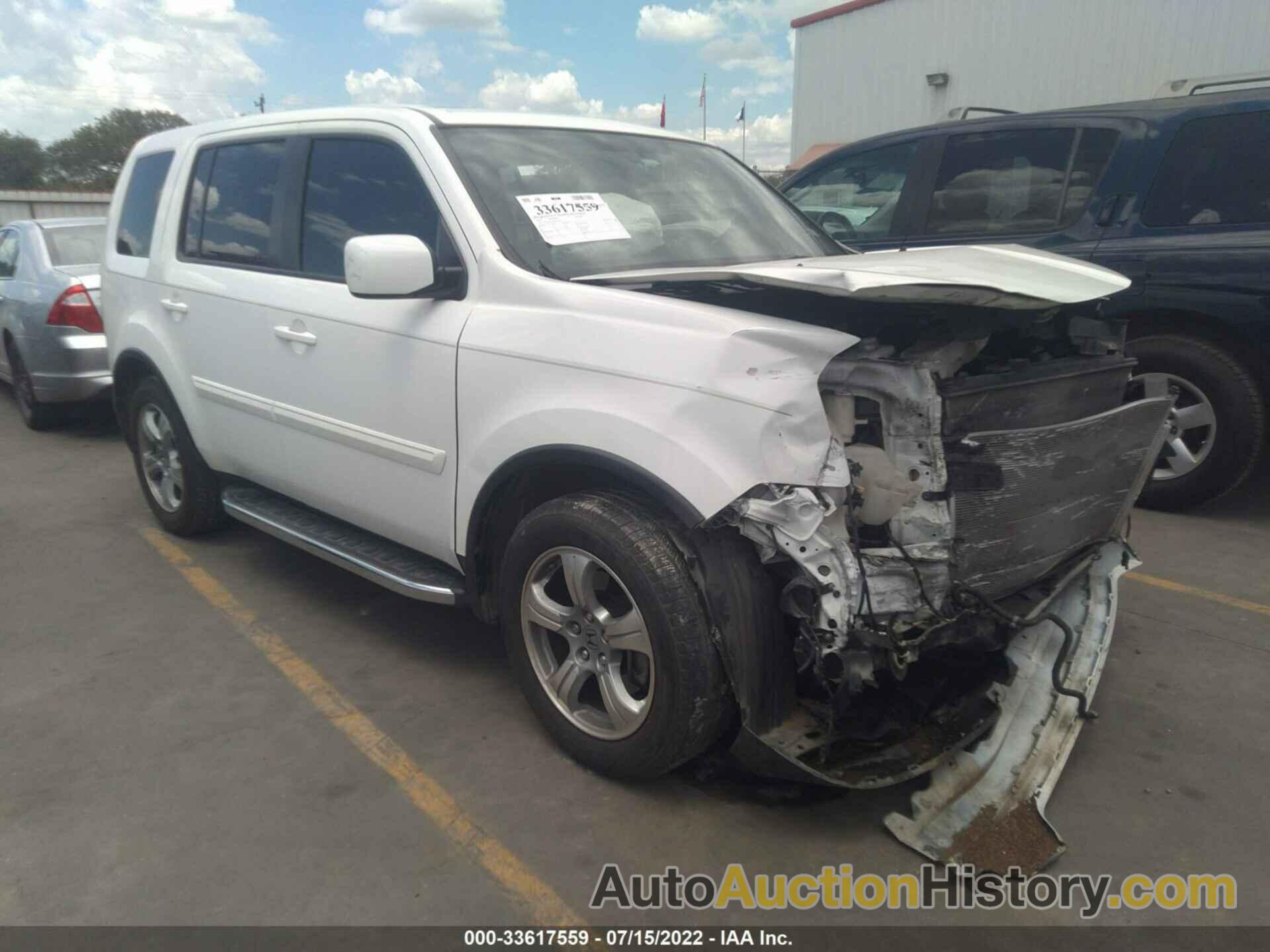 HONDA PILOT EX-L, 5FNYF3H59FB023760