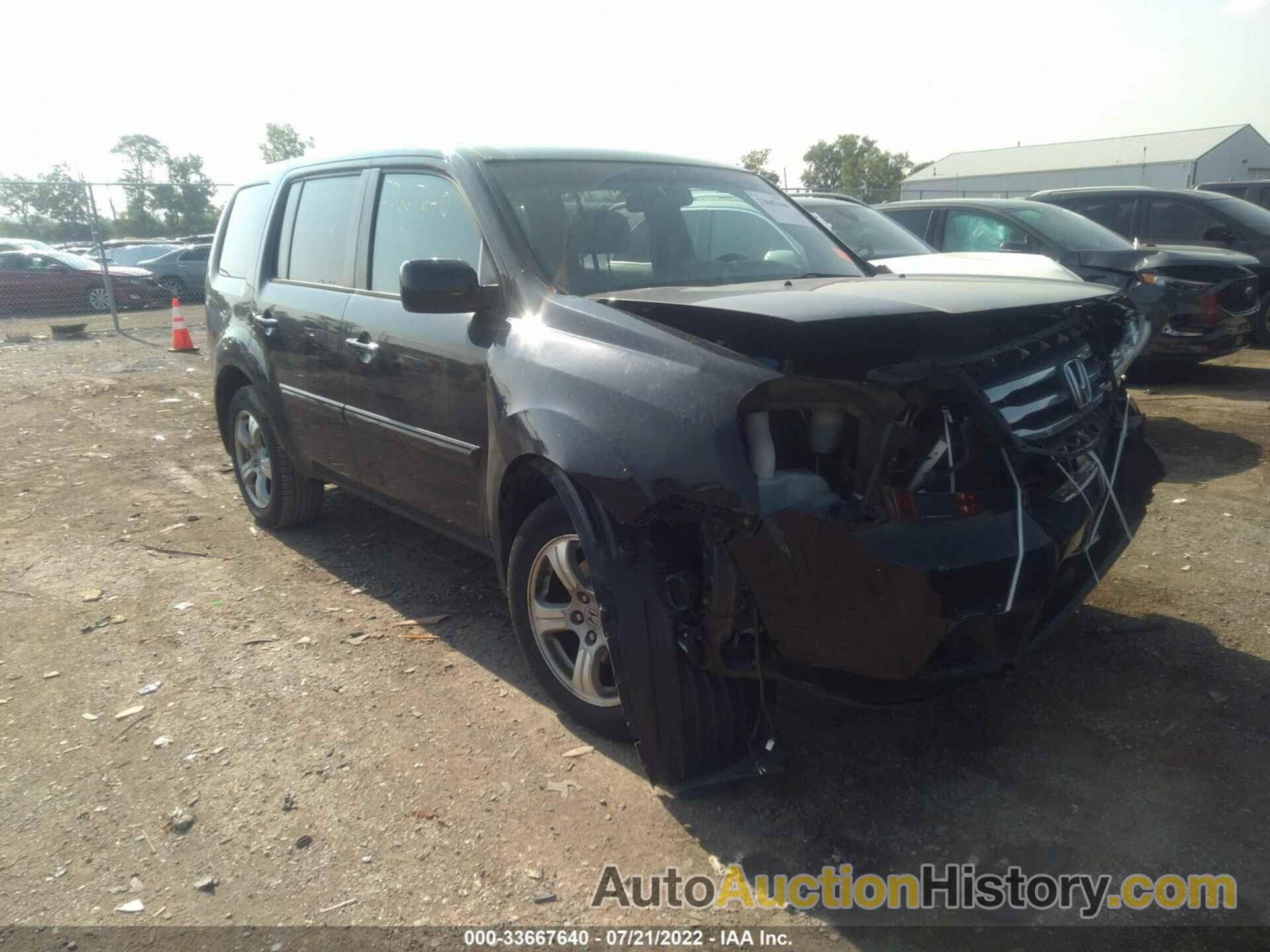 HONDA PILOT EX-L, 5FNYF4H61DB011145