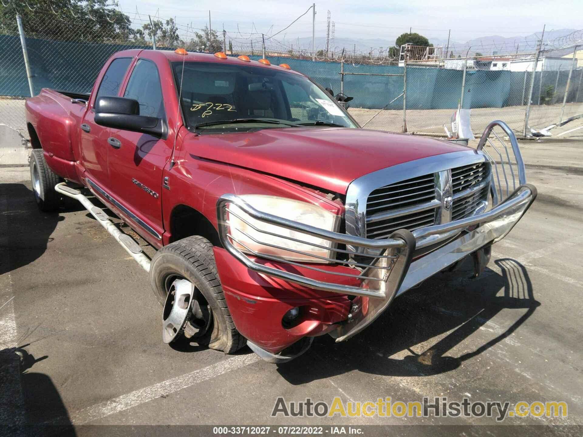 DODGE RAM 3500 LARAMIE, 3D7MX48C96G145616