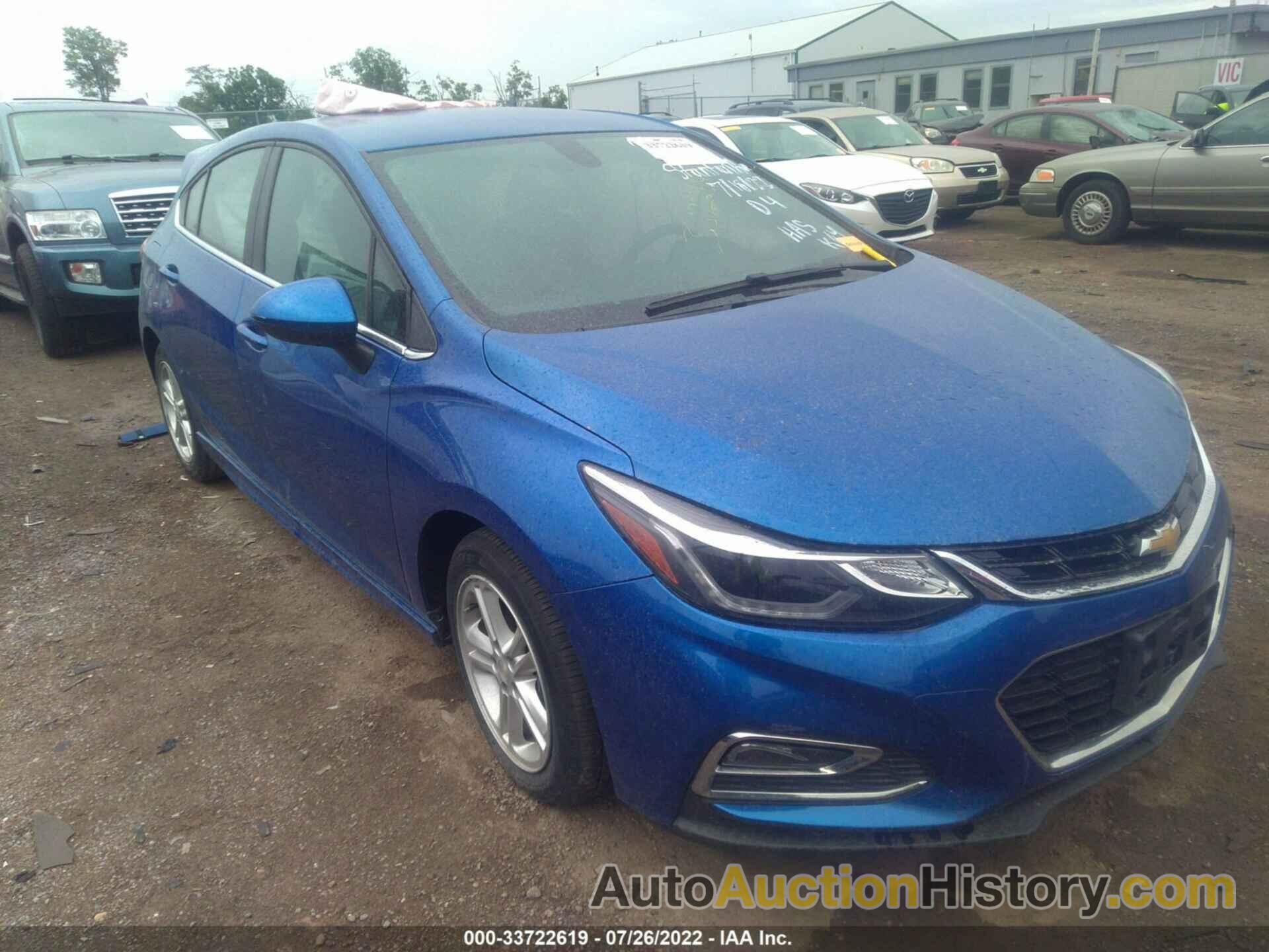 CHEVROLET CRUZE LT, 3G1BE6SM2HS615871