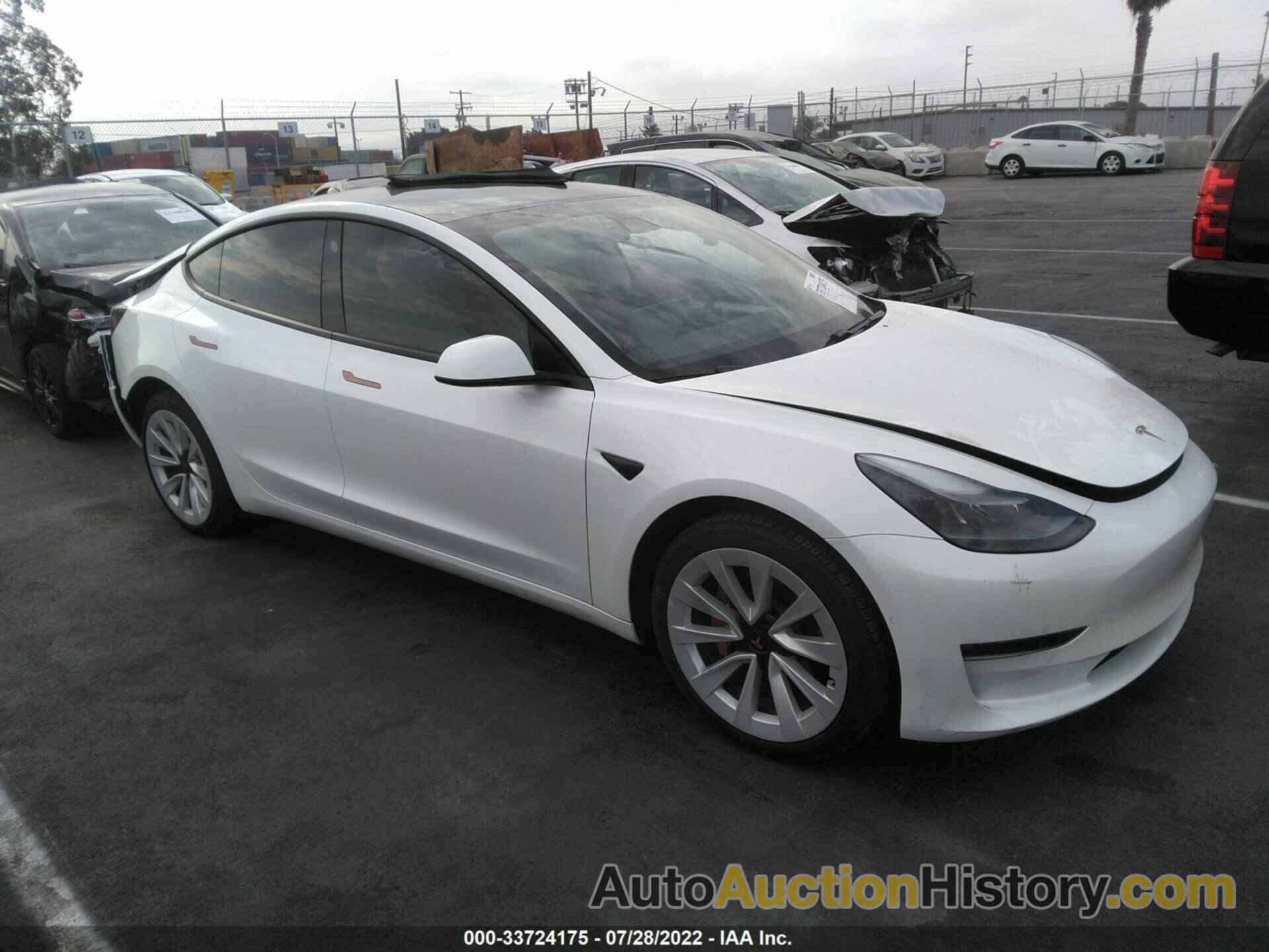 TESLA MODEL 3 LONG RANGE, 5YJ3E1EB7MF990327