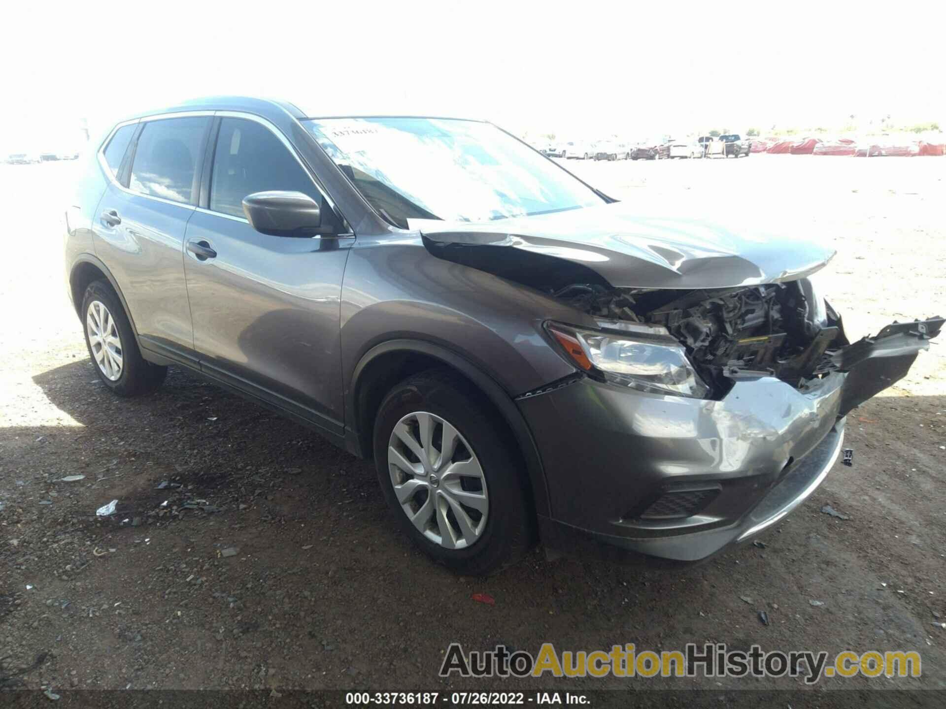 NISSAN ROGUE S, KNMAT2MT7GP612922