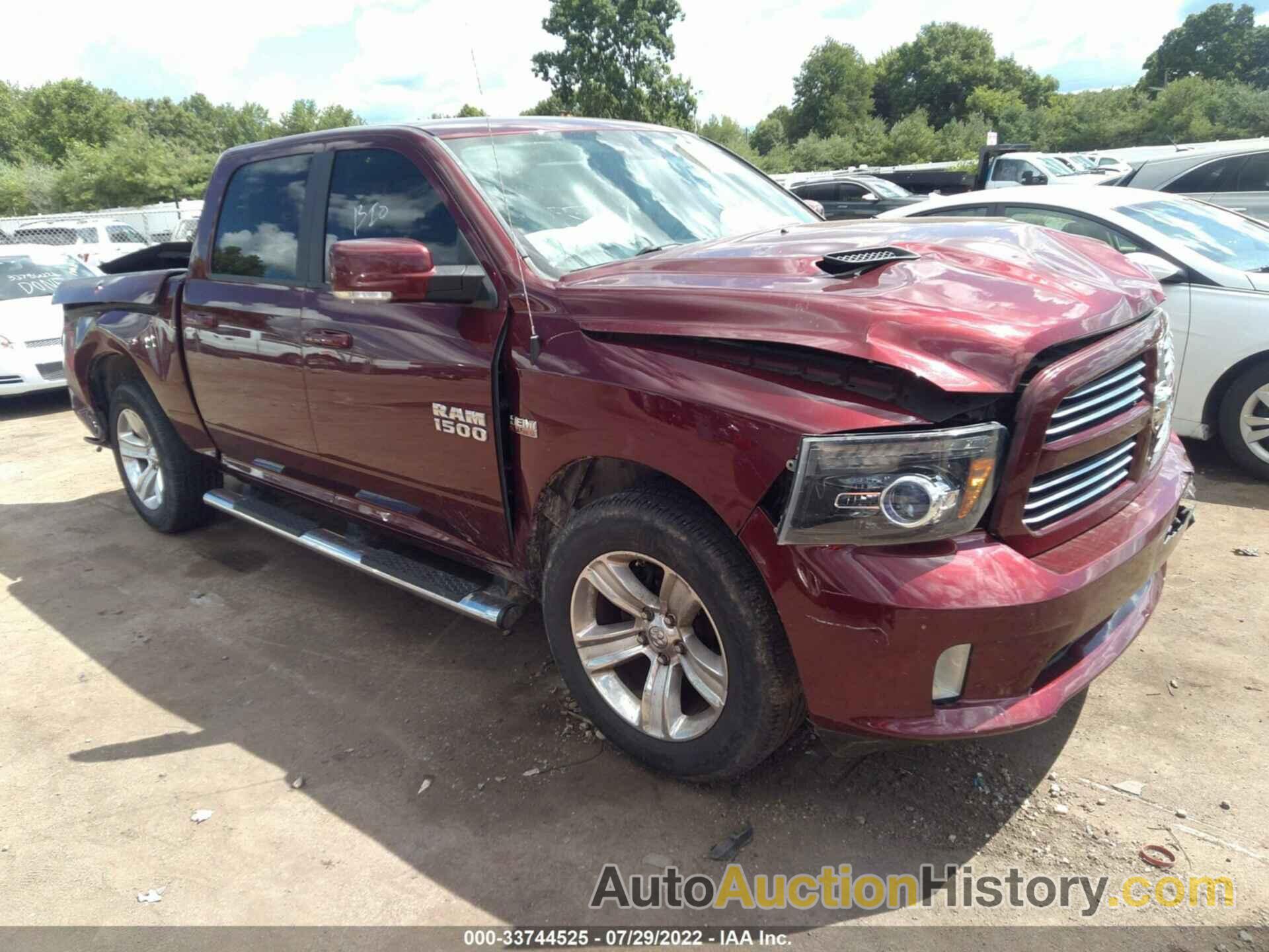 RAM 1500 SPORT, 1C6RR7MT0GS178605