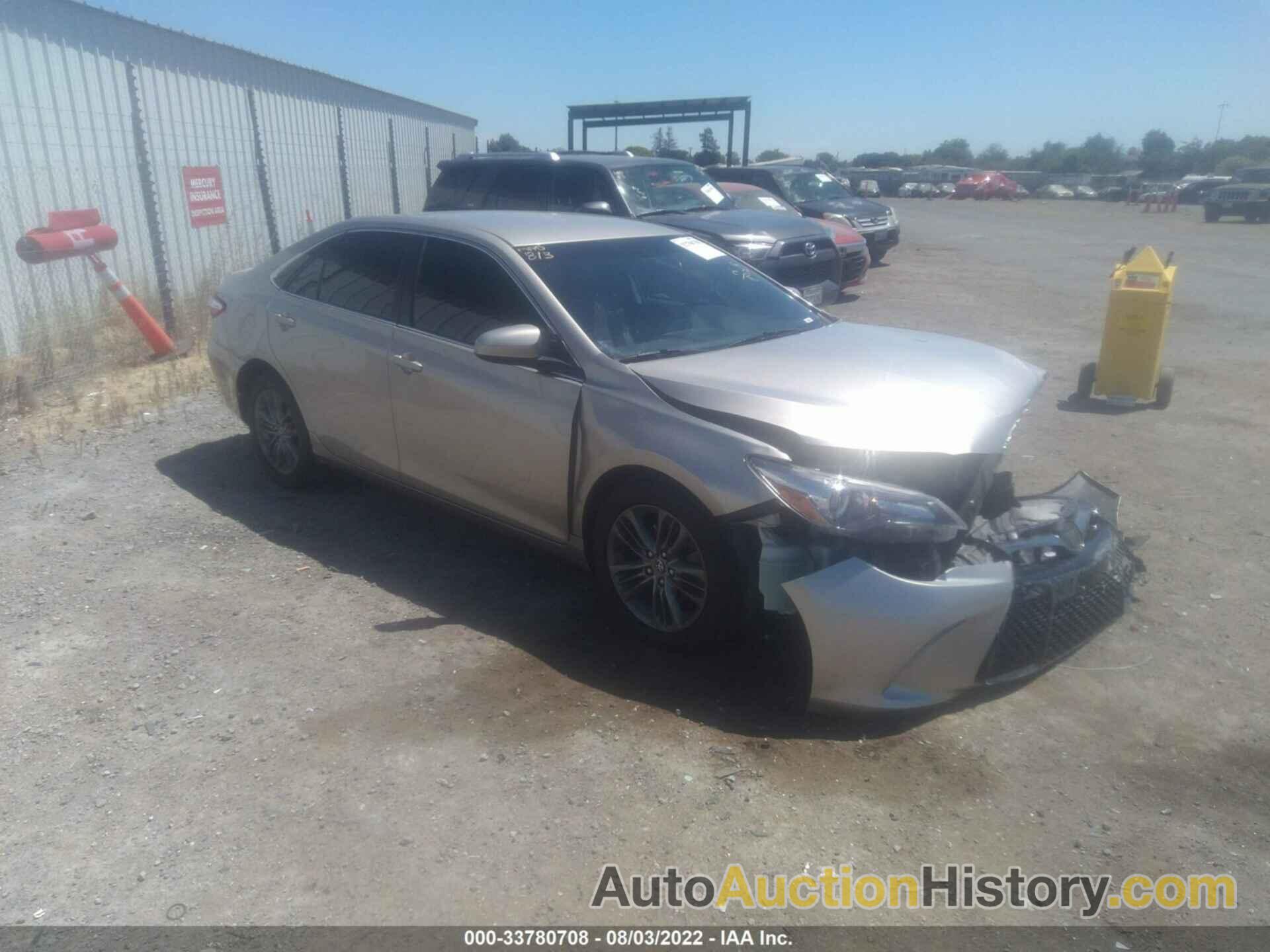 TOYOTA CAMRY XLE/SE/LE/XSE, 4T1BF1FK4GU225820