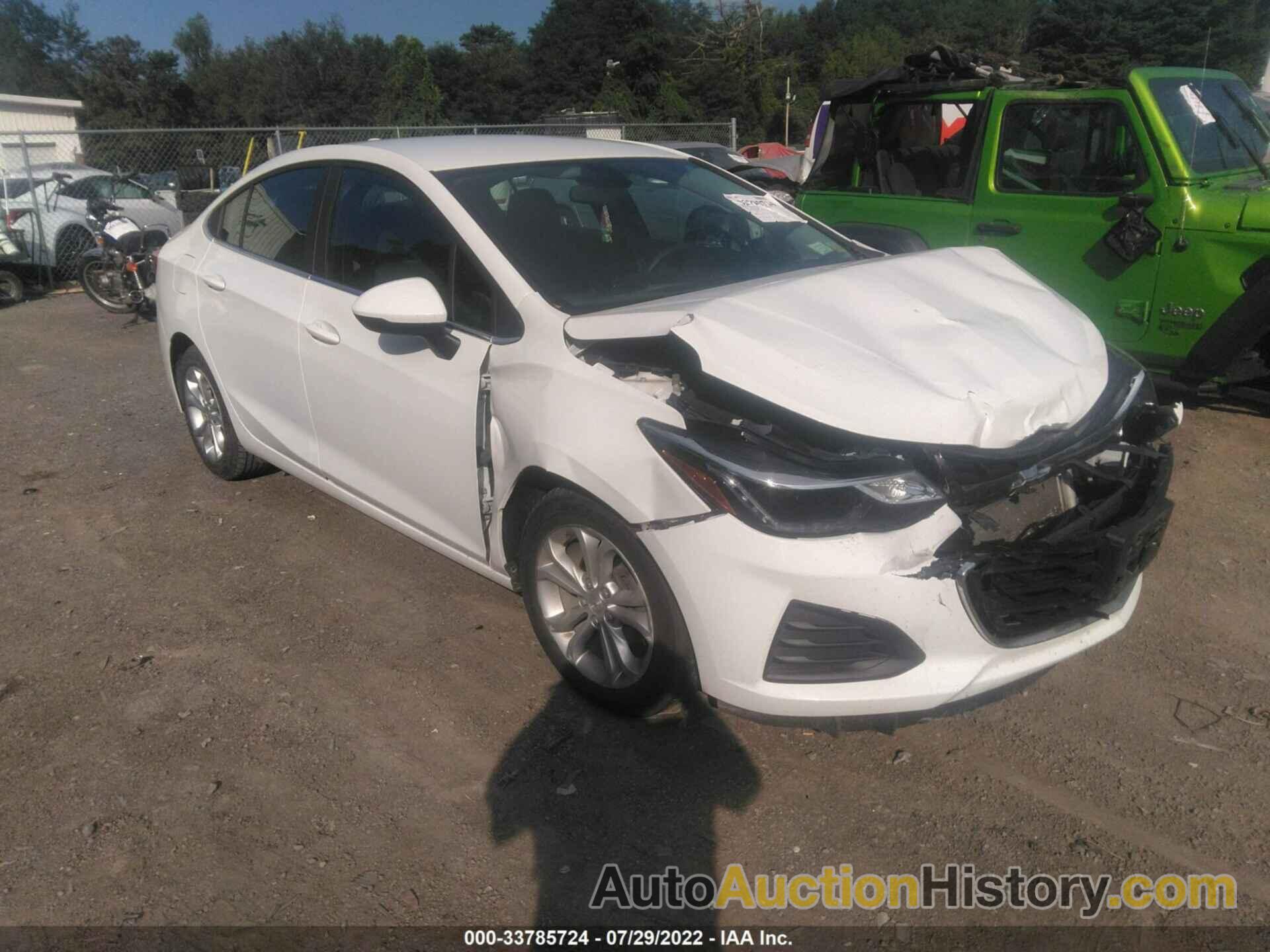 CHEVROLET CRUZE LT, 1G1BE5SM0K7120939